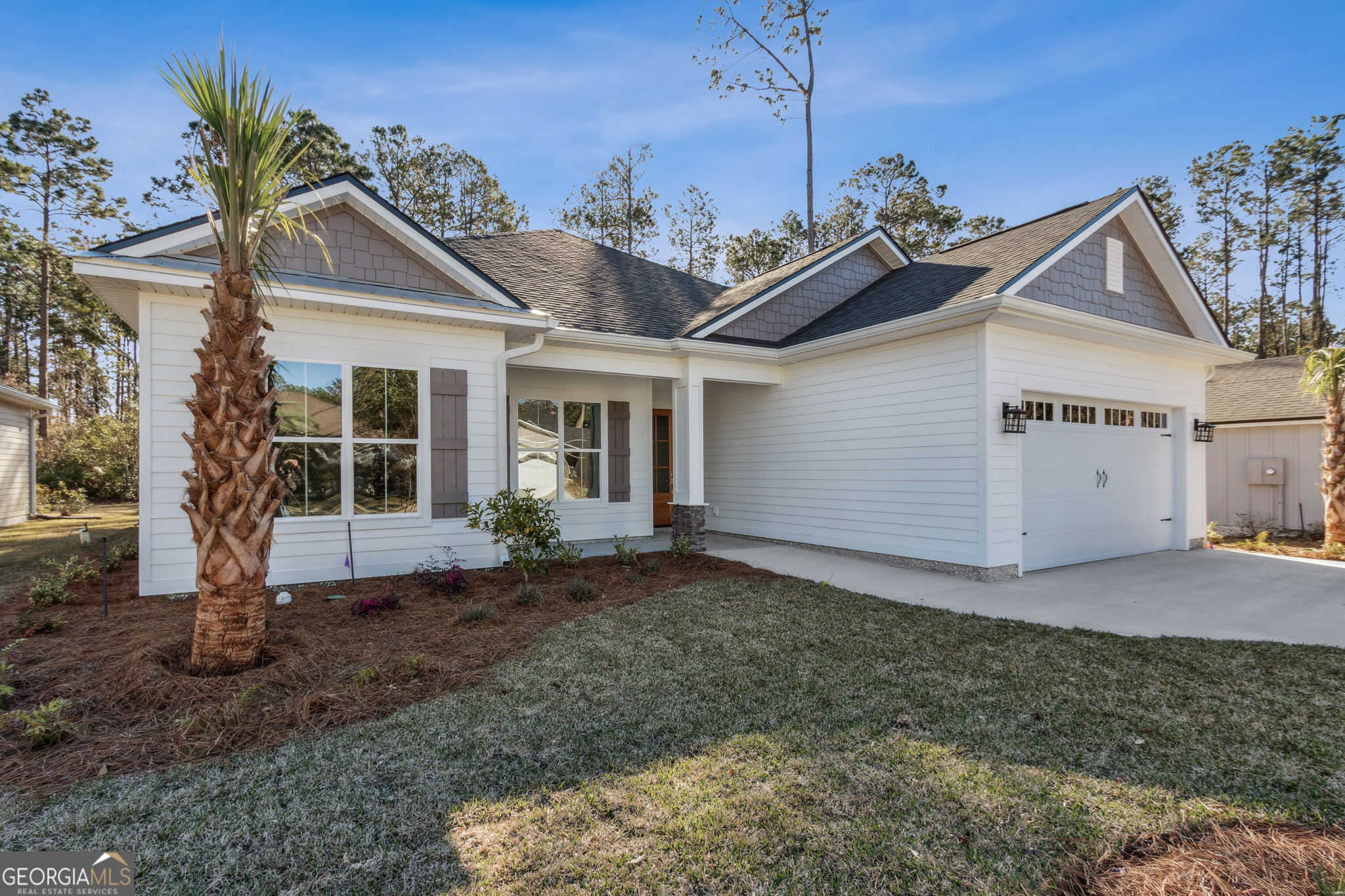 New Construction by Murrell Construction - Completed and ready for it's new owner! Enjoy custom upgrades in this easy to maintain, single level, open floor-plan. Offering 4 beds, 2.5 baths, dining room, stainless appliance package and privacy on a wooded site. This home has wood-look tile in main living, trey ceilings, a large back porch, tankless water heater and quartz tops throughout. You'll love the dual gas range with custom cabinetry, beautiful trim work and open floorplan. Call to schedule your showing and see all that Osprey Cove has to offer. With a JR Olympic sized pool, Club House, Tiki Hut, tennis courts, boat ramp, fitness center and 18 hole Mark McCumber golf course, life is good!! Home shown in photos is a rendering of the same plan. Seller is offering $5000 in seller concessions at closing with an accepted offer.