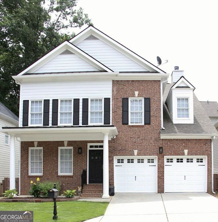 Welcome to this single-family home in Sandy Springs, GA. This beautifully maintained home features new HVAC systems, water heater, and refinished genuine hardwood floors throughout. The two car garage and basement floors have been sealed and finished with a polyaspartic topcoat with vapor barrier. Every window is fitted with light-filtering roller shades. HOA includes water, sewer, and lawn maintenance.  Recent upgrades include new HVAC units (Dec 2023), water heater, French drain, and refinished hardwood floors throughout. Roof replaced in 2020. In 2024, new sod added to front yard, multi-point locking front door, and wrought iron railing installed. Home features Nest smart devices (thermostats, doorbell, floodlight), MyQ garage system, and solar shade window treatments. The basement and the garage was finished with a polyaspartic topcoat with vapor barrier Dec 2024.    The kitchen has an open concept design with a clear view into the bonus room and features an 11 ft ceiling. The kitchen is equipped with all stainless steel appliances, freshly painted cabinets, a peninsula style island with counter height seating, and a cozy breakfast nook. Additional highlights include a butleras pantry for extra storage, separate pantry, a formal dining room, and a conveniently located half bath on the main level.    Heading upstairs via a beautifully crafted L-shaped staircase with wrought iron balusters leads to the upper level, where a loft style area sits, making it a perfect reading nook.    The upstairs Includes 4 generously sized bedrooms, two full bathrooms, and a laundry closet that comes with LG front load washer and dryer. The kitchen and upstairs bathrooms feature matching granite countertops and freshly painted cabinets.