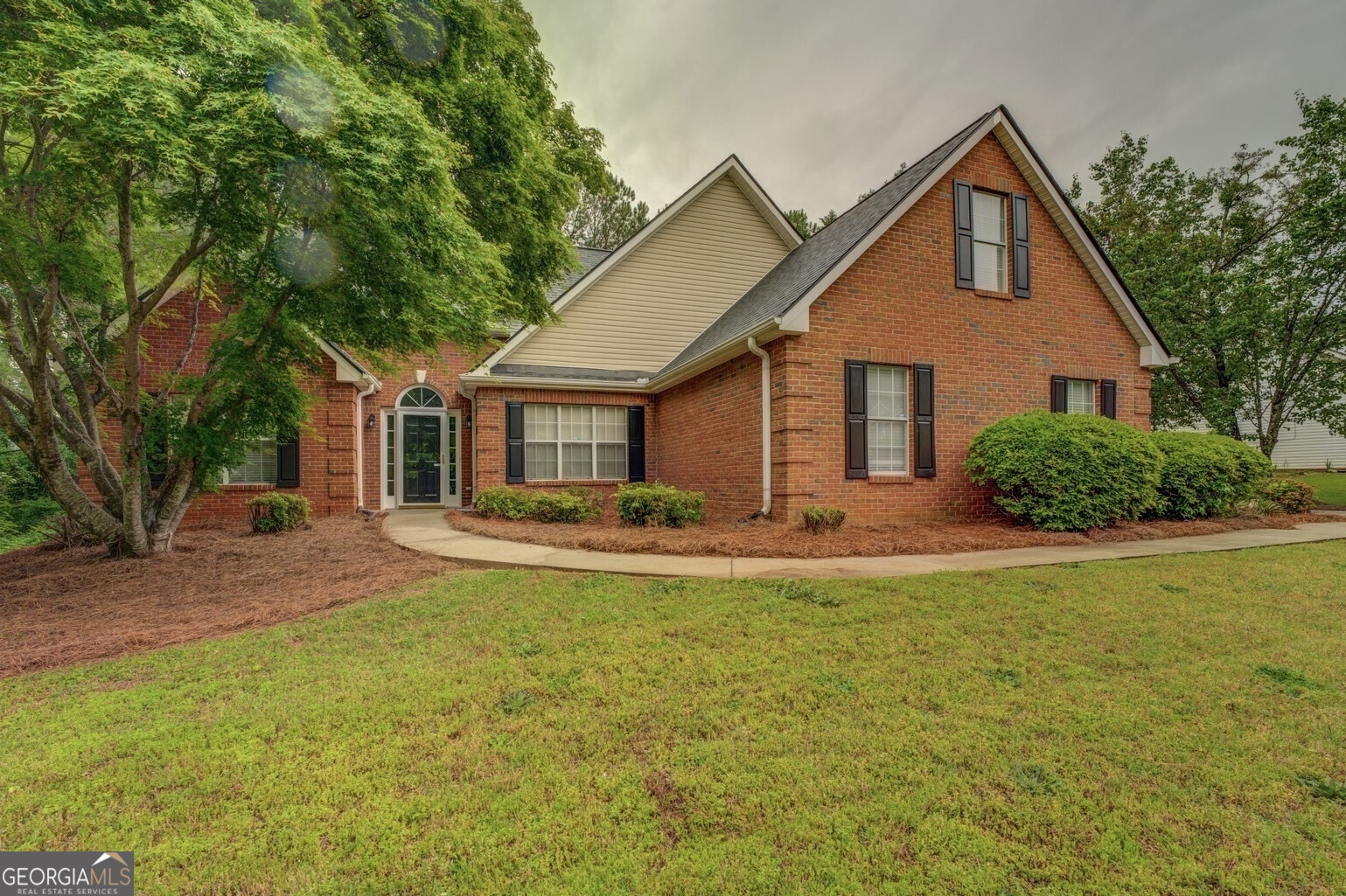 Welcome to this beautifully maintained 4 bedroom, 2 bathroom home, offering a split bedroom plan. Huge family room with fireplace that is open to the separate dining room & kitchen. Kitchen features breakfast area, pantry and granite countertops. The spacious spacious primary suite features a nice sized walk in closet, granite countertops with dual vanities, updated light fixtures, a separate shower and a nice soaking tub to relax in at the end of the day! 3 additional guest bedrooms and a hall bathroom. The private backyard offers a patio and gazebo which is perfect for entertaining and grilling. The large 2 car. No HOA!! Don't miss out on this beautiful home. Conveniently located close to the interstate, schools and shopping. Ask how you can receive up to $1500 credit by using one of our preferred lenders. Exclusions may apply.