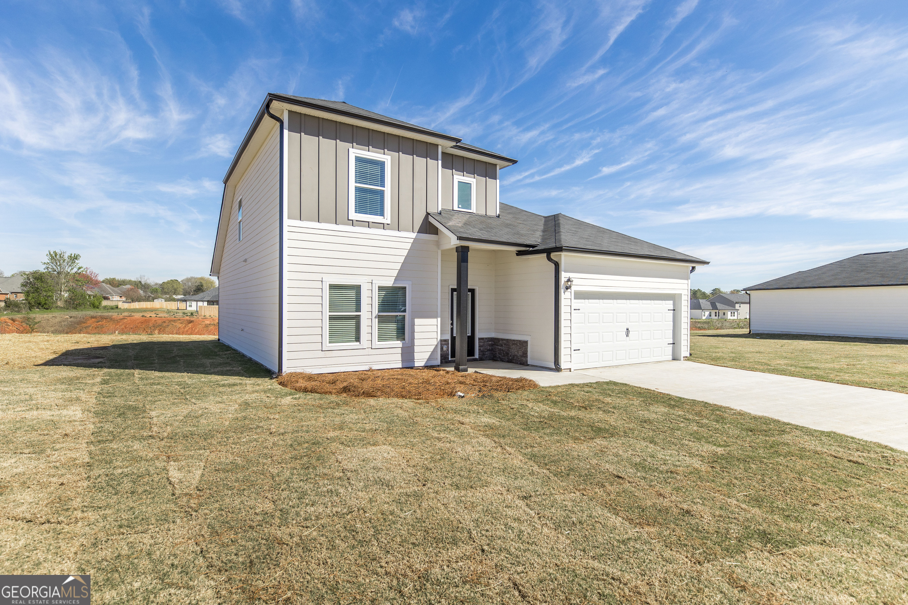 The Guadalupe plan is now available in our Georgian Walk West community. It offers 4 bedrooms, 3 bathrooms, and a two car garage. Your family is sure to enjoy the stunning kitchen and spacious living area paired with amazing upgrades already included. Come check out this brand new home for yourself!