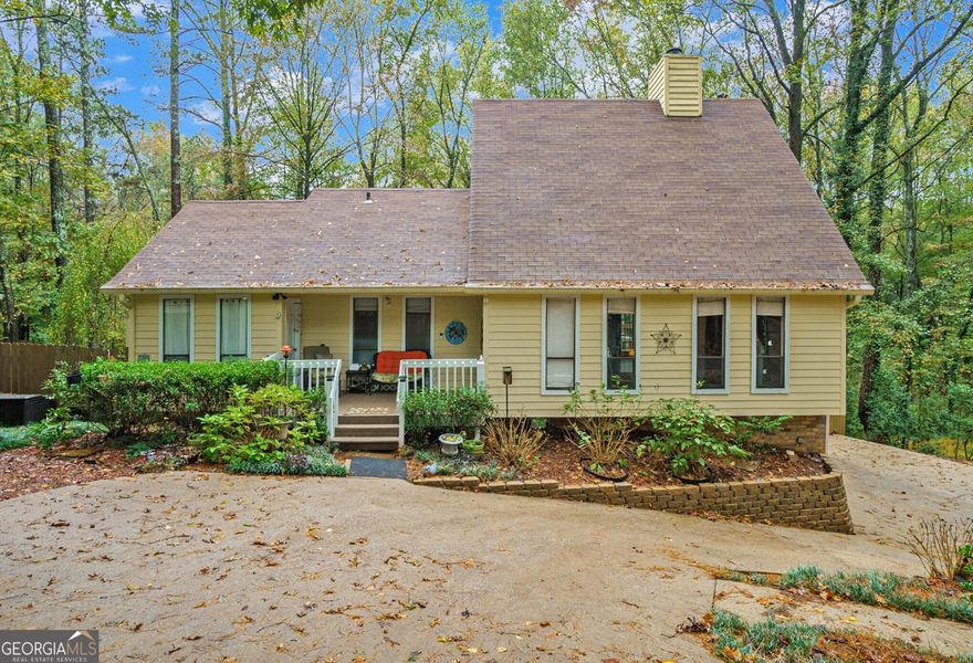 SPACIOUS CONTEMPORARY HOME WITH THE PERFECT LOCATION! GREAT ROCKING CHAIR FRONT PORCH! THERE IS A HUGE VAULTED LIVING ROOM PERFECT FOR FAMILY GATHERINGS. THE KITCHEN HAS A DINING AREA WITH A ROCK FIREPLACE. THERE IS A LAUNDRY CLOSET ON THE MAIN LEVEL IN THE KITCHEN FOR CONVENIENCE. OFF OF THE KITCHEN, IS ACCESS TO THE DECK FOR GRILLING OUT WITH FRIENDS. THE MASTER BEDROOM IS ON THE MAIN LEVEL AND HAS A WALK-IN CLOSET. THERE IS A HUGE SITTING AREA OFF OF THE MASTER BEDROOM THAT MAKES FOR A PERFECT OFFICE SPACE. THERE IS A FULL BATHROOM ON THE MAIN LEVEL FOR THE MASTER AND FOR GUESTS. UPSTAIRS YOU WILL FIND TWO SPACIOUS BEDROOMS THAT SHARE A JACK & JILL FULL BATHROOM. IN THAT UPSTAIRS BATHROOM THERE IS A TUB/SHOWER COMBO AND A LARGE AMOUNT OF COUNTER AND CABINET SPACE. THE FULL FINISHED BASEMENT IS GREAT FOR A IN-LAW SUITE. THE TILED FOYER TO THE BASEMENT MAKES A GREAT CURRENT OFFICE SPACE. OFF OF THE FOYER IS A LARGE LIVING ROOM, BEDROOM AREA AND A FULL BATHROOM. THERE IS A FULL KITCHEN WITH STOVE, DISHWASHER & SPACE FOR A FRIDGE. ENJOY YOUR MEALS IN THE BREAKFAST AREA OFF OF THE KITCHEN. THERE IS A SPACE & HOOK UPS FOR THE WASHER & DRYER IN THE BASEMENT KITCHEN. THE BASEMENT HAS A SEPARATE DECK AREA OVERLOOKING THE BACKYARD. THERE IS A STORAGE ROOM/EXERCISE ROOM NEXT TO THE BASEMENT APARTMENT. THIS HOME IS LOCATED MINUTES FROM SCHOOLS, WELLSTAR HOSPITAL, ARBOR PLACE MALL, I-20 & RESTAURANTS!