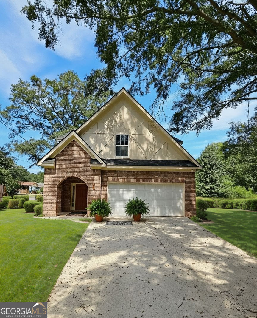 Introducing this two years old BEAUTIFUL CRAFTMAN style brick front home located in McDonough minutes from Downtown. Offering 3 bedrooms and 2.5 bath with a 2 car garage with a walk in 2 story foyer! As you enter your new home you'll be amazed at the open kitchen with 42 inch country white cabinets, stainless steel appliances, and beautiful granite counter tops. Open family room flows distinctly to dining and kitchen area where you will feel comfortable entertaining your family and guest. Powder room is located on first floor next to kitchen. Moving upstairs you'll find an oversized primary bedroom with a sitting area for those who love to read. Main bathroom boast double vanities separate shower and a soaking tub with plenty of outside light. Secondary rooms have walk in closets with a jack-n-jill bathroom with tub and shower combination. Situated alongside is an expansive empty lot, offering endless potential for expansion, a play area for the kids, or even the perfect spot for a separate guesthouse. Ideal for truck drivers, the spacious lot provides convenient parking right at home, combining residential comfort with practicality for those with unique lifestyle needs. Home is located close to shopping areas, fire station and much much more. We are ready to work with your buyer so come and view today!