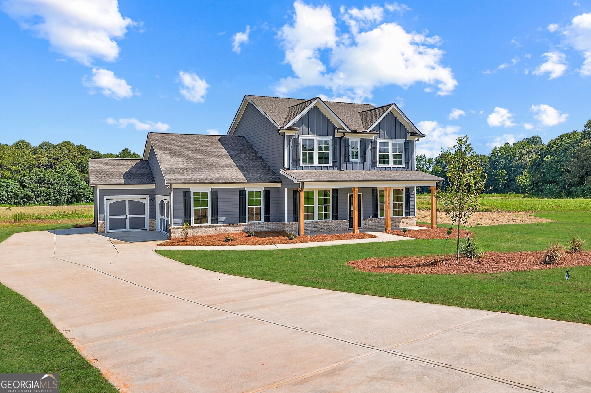 The Lakehurst plan built by My Home Communities. Contact us TODAY to learn about our Rates Starting as Low as 1.99%* PLUS $10,000 towards closing costs with use of Seller's Preferred Lender! This Home is Move-In Ready! Enjoy 2.034 ACRES with a 3 car side entry garage. Quartz Countertops and Upgraded Flooring throughout, Gourmet Kitchen and Designer Primary Bath Suite, Craftsman Trim Work and Crown Molding, Luxury Lighting and Plumbing Accents, your home will have it all. Agents and buyers are welcome to tour our decorated model home. *Virtual tour is an example of the floor plan and not of the actual listing* *Quick Move-In Available!*