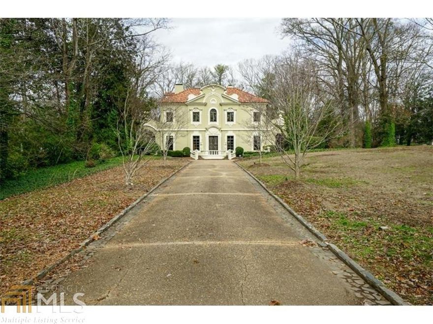 Commissioned in 1926, this European-style estate designed by Neel Reid/Schutze is a beauty on highly sought-after & revered West Paces Ferry Rd. With its high ceilings & elegant flow throughout the main level entertaining & everyday living are a delight in the oversized dining room & formal living room. Just off the renovated kitchen is the sunroom overlooking the swimming pool.