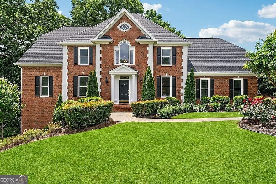 This home is priced to sell. 5-bedroom, 4 full bath, home offers space, style, and functionality with designer finishes throughout! The main level features a grand two-story foyer, A private guest bedroom and full bath, perfect for visitors or multi-generational living, with bookcase and computer desk. Large living room with fireplace with view to the kitchen with center cooking, double oven. Separate laundry room with both gas and electrical hookup and a mud sink, lead out to the three-car garage. Second floor Large Master Bedroom with vaulted ceiling. Upstairs you'll find generously sized secondary bedrooms with walk-in closets and an Jack-and-Jill bathroom, one with bookcase.