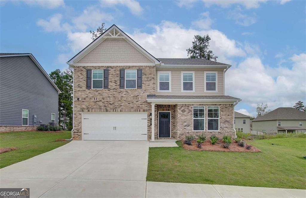 Discover the Everest III Floor Plan by DRB Homes - A Perfect Blend of Luxury, Functionality, and Location in the Charming Community of Westminster. Step into exceptional living with the beautifully crafted Everest III floor plan, offering 5 spacious bedrooms, 3 full bathrooms, and a 2-car garage. This thoughtfully designed home is situated in the highly sought-after Westminster neighborhood of Covington, Georgia, just 30 minutes from vibrant downtown Atlanta. It's the perfect blend of serene suburban living and convenient city access. Upon entry, you're welcomed into a light-filled foyer that sets the tone for the elegance found throughout. The main level features a private guest suite, ideal for overnight visitors, an in-law arrangement, or even a quiet home office or library space. Adjacent, you'll find an expansive open-concept living area where the gourmet kitchen truly shines. Outfitted with sleek quartz countertops, premium cabinetry, a large center island, and modern finishes, this kitchen overlooks the cozy breakfast nook and the inviting family room, making it the heart of the home-perfect for casual family meals or entertaining guests. The formal dining room is defined by elegant coffered ceilings, adding character and charm to your more formal gatherings. Flexible living spaces throughout the home allow for easy customization to fit your lifestyle-whether that means a playroom, media center, or hobby space. Upstairs, retreat to the expansive primary suite, which includes a dedicated sitting area-ideal for a private reading nook, morning coffee corner, or relaxing escape. The luxury ensuite bathroom is complete with dual vanities, a soaking tub, separate shower, and a walk-in closet designed for optimal organization and storage. Three additional well-appointed bedrooms and a full bath round out the second floor, providing ample space for family, guests, or work-from-home needs. Located in the welcoming, master-planned community of Westminster, this home offers access to resort-style amenities including a sparkling swimming pool, cabana, and a playground-perfect for both relaxation and recreation. The community is also conveniently located near local shopping, dining, and schools, making everyday errands and outings a breeze. Don't miss your opportunity to own this stunning, move-in-ready home in one of Covington's most desirable communities. Experience the Everest III-where thoughtful design meets exceptional living Please note: If the buyer is represented by a broker/agent, DRB REQUIRES the buyer's broker/agent to be present during the initial meeting with DRB's sales personnel to ensure proper representation.