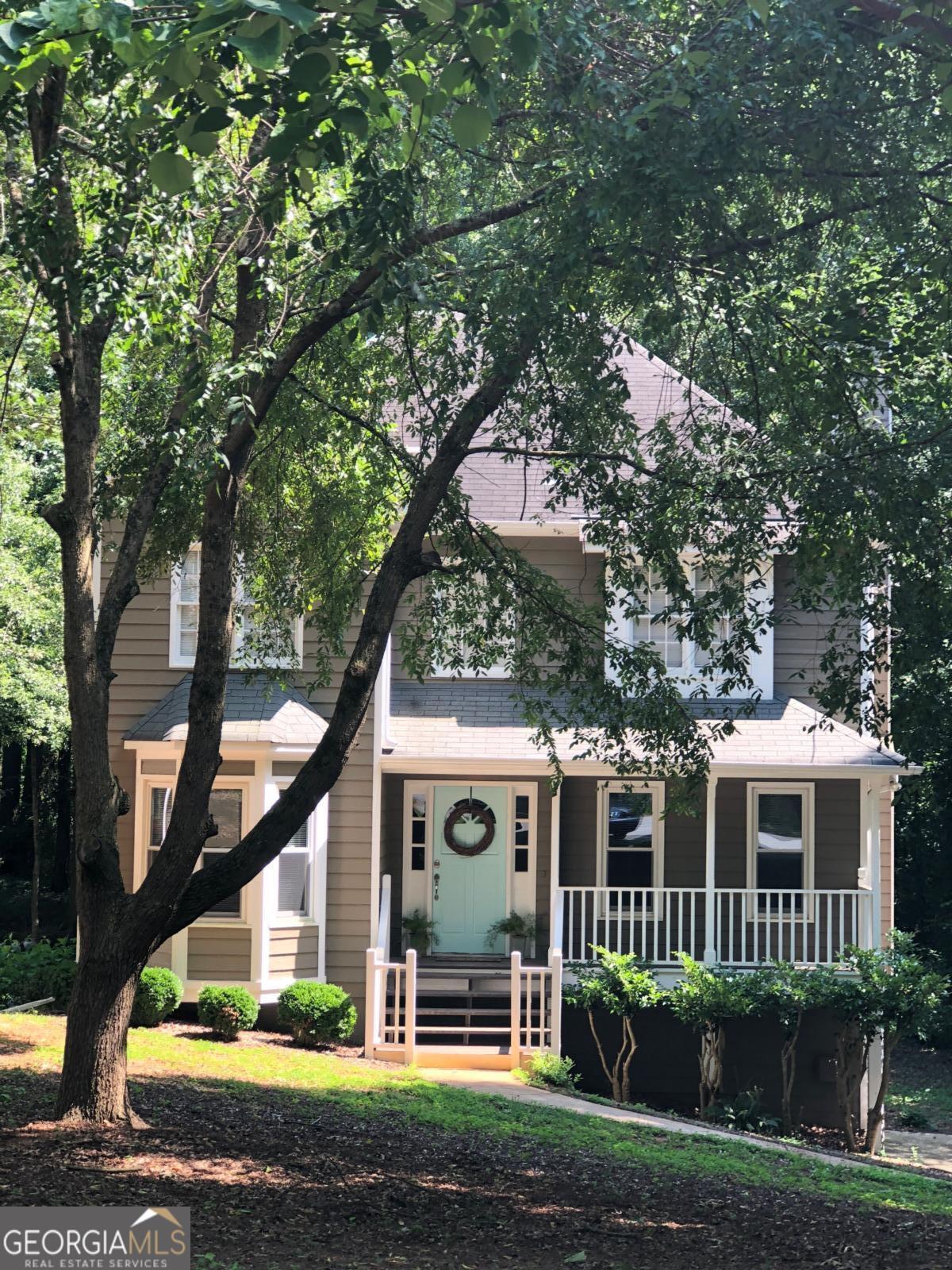Welcome to this well-maintained 3 bedroom, 2.5 bathroom traditional two-story home on over half an acre, nestled in a cul-de-sac in a non-HOA neighborhood. Located within a top-rated school district, this property combines convenience and peace of mind with thoughtful updates throughout. Recent upgrades include a new roof (Jan 2023), brand new front and back decks (Apr 2025), exterior trim and siding (repaired & repainted Sep 2025), all new upstairs windows with replaced interior trim (2022), and new HVAC systems both upstairs (Sep 2022) and downstairs (Feb 2023). Main level features a formal dining area, currently used as a flexible space, an eat-in kitchen featuring stainless steel appliances, which seamlessly flows into the family room, a convenient laundry closet, and a half bath. Upstairs, you will find the large primary en-suite, including vaulted ceilings, granite bathroom countertops, and a walk-in closet. The two additional bedrooms share the second full bath. Additional upgrades include updated garage door motors (Jun 2025) and tree clearing (Jan 2023). This move-in-ready home offers a great floor plan, updated systems, and the benefit of no HOA-all in a desirable location close to schools, shopping, and dining.