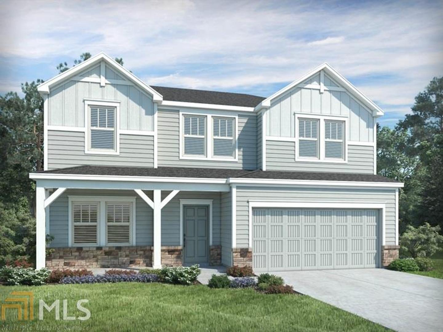 Brand NEW energy-efficient home ready NOW! Entertain in kitchen and the loft of the Brooklyn home. First-floor flex space makes a useful work area, while the luxurious owner’s suite is ideal for relaxing. Oak engineered wood flooring, white cabinets, Concrete Mist quartz countertops, tan carpet in Refined package. Basement included! Halley’s Ridge community features beautiful winding roads, picturesque rolling hills, in-ground pool and cabana plus has easy access to the East-West Connector, I-285, and I-75. Known for their energy-efficient features, our homes help you live a healthier and quieter lifestyle while saving thousands of dollars on utility bills.