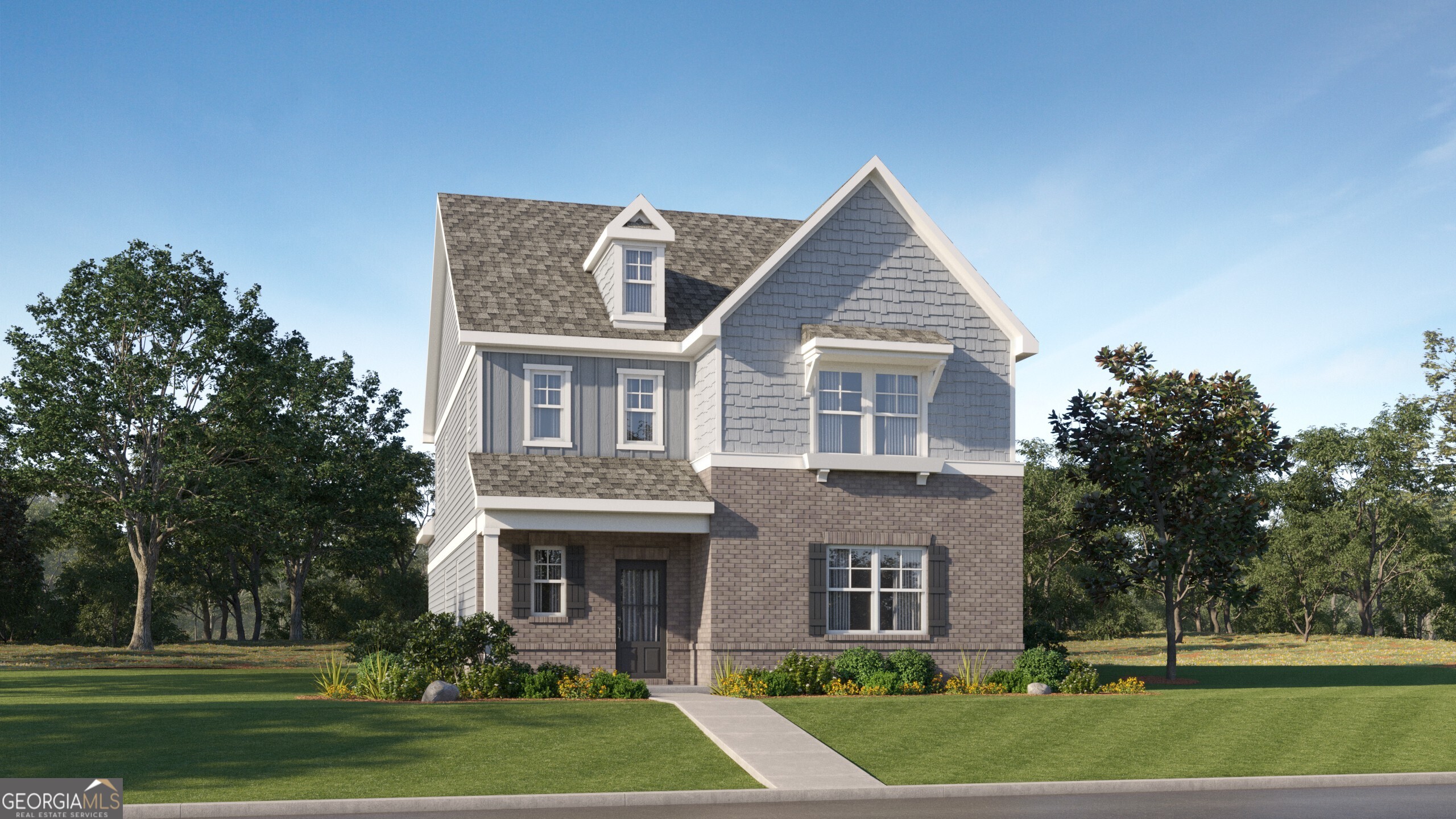 Welcome to Forrest Crossing!Thoughtfully designed for modern comfort and gracious living, this new two-story home showcases a welcoming open-concept layout. It showcases a spacious family room with a center fireplace, a chef-ready kitchen and an intimate dining room with an attached porch, perfect for daily transitions and everyday multitasking. Throughout the home is a total of four bedrooms, each boasting direct access to a full-sized bathroom. The owner's suite is a serene escape with a spa-style bathroom and two walk-in closets. Prices, dimensions and features may vary and are subject to change. Photos are for illustrative purposes only.