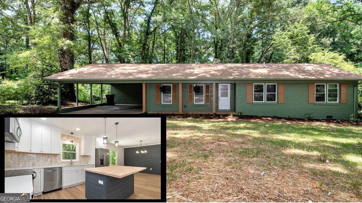 *Up to $2000 lender credit available when preferred lender is used* Fully remodeled 3 bedroom, 2 bathroom ranch home in the heart of Lavonia! This 1950s brick ranch has been completely restored and is waiting for new owners! Kitchen is spacious and offers quartz & butcher block counters, stainless appliances, tiled backsplash, and gorgeous accent walls. Living room is spacious and inviting. LVP flooring throughout. Outside you'll find plenty of space to roam, garden, or play. Just a short walk from downtown Lavonia!