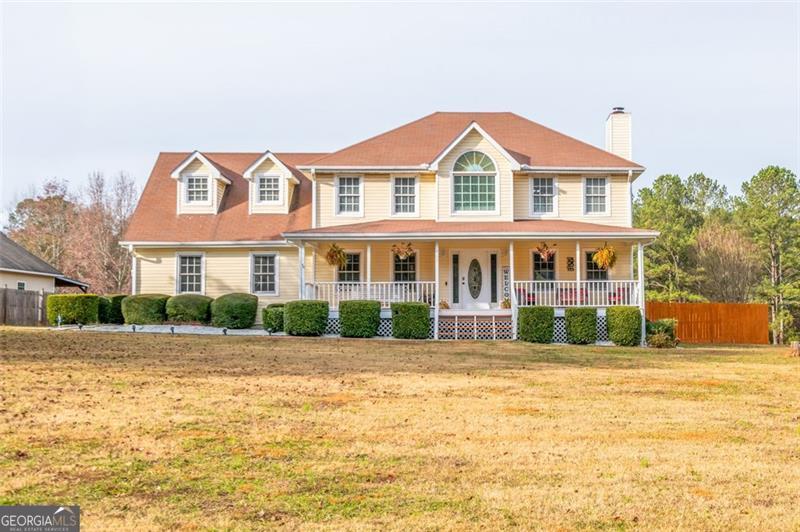 Spacious 2-Story Home on 3.84 Acres with Pool - No HOA! Welcome to your private retreat! On a 3.86-acre lot, this charming 2-story home offers the perfect blend of privacy, space, and functionality. Additional highlights: country porch and fenced backyard with a sparkling swimming pool, Attached garage and ample driveway parking No HOA - bring your RV, boat, or animals! Peaceful rural setting with easy access to local amenities Don't miss this rare opportunity to own a home with acreage, privacy, and endless potential!
