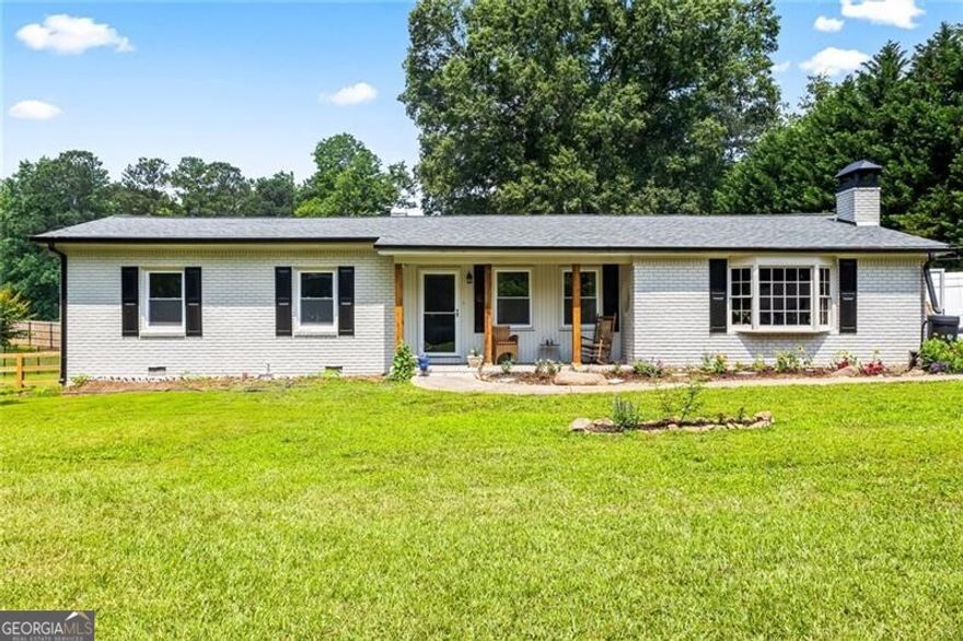 **Charming 3BR/2BA Renovated Ranch on Corner Lot in Kennesaw - No HOA!**  Welcome to this quaint and beautifully maintained 3-bedroom, 2-bathroom ranch-style home nestled on a spacious .50-acre corner lot in the heart of Kennesaw, one of Cobb County's most sought-after areas. Bursting with character and modern updates, this home offers the perfect blend of comfort, charm, and convenience.  Step inside to discover a light-filled, open-concept living space featuring not one, but two cozy fireplaces-perfect for relaxing or entertaining. The renovated kitchen boasts stylish finishes, updated cabinetry, and modern appliances, while both bathrooms have been tastefully updated with contemporary fixtures and finishes.  Enjoy the privacy and flexibility of a large, fenced backyard complete with a spacious storage shed, ideal for tools, hobbies, or extra storage. The home sits on a generous corner lot, offering extra yard space and curb appeal with mature landscaping.  Located in a top-rated school district and convenient to shopping, dining, and major highways, this gem also comes with NO HOA, giving you the freedom to enjoy your property your way.  A must-see for buyers looking for a move-in-ready home with timeless charm and modern upgrades in a prime location. Don't miss this one!