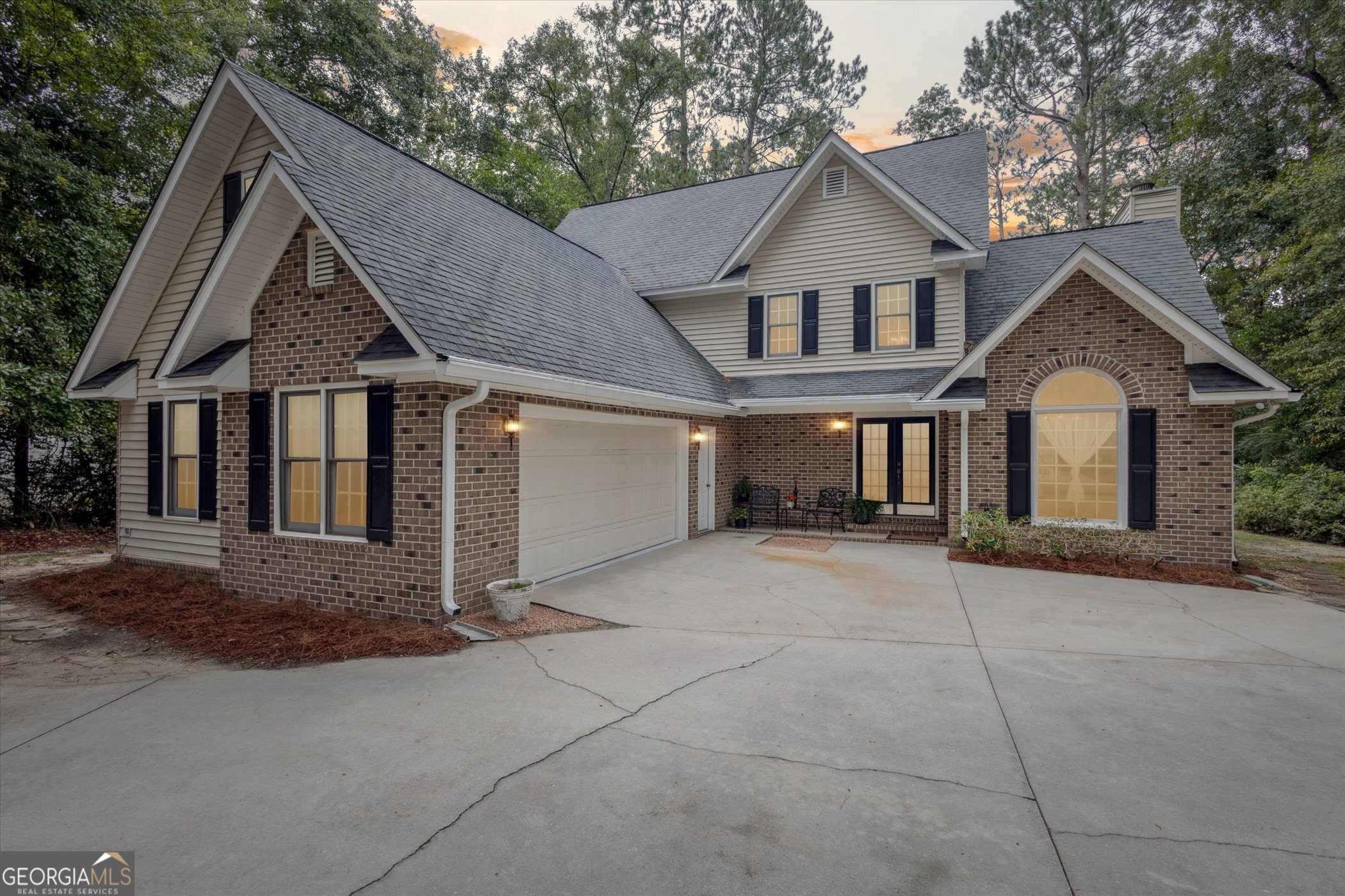 Location, Location, Location FOREST HEIGHTS COUNTRY CLUB! This beautiful 3-bedroom, 2.5-bath home is perfectly situated on the 18th hole of Forest Heights Golf Course-just a quick golf cart ride (under 5 minutes!) to the clubhouse. Step into the grand two-story foyer featuring a stunning staircase and an open floor plan that flows seamlessly into the spacious living and dining areas. Soaring 12+ ft ceilings and a cozy breakfast nook add to the home's charm and openness. The kitchen offers ample cabinetry and a lovely view of the backyard oasis. The main-level master suite boasts tray ceilings, an en-suite bath with double vanities, a walk-in closet, a jetted tub, and a separate shower. Upstairs, you'll find two bedrooms connected by a Jack-and-Jill bath, along with a versatile bonus room-ideal for an office, media room, or home gym. Outside, enjoy your private retreat with a composite deck, grand gazebo, and storage building, all on a generous .86-acre lot-plenty of room to add a pool! A cleared path leads directly to the 18th hole for easy golf access. Don't miss your chance to own this gem in a prime location! Call today for a private tour!