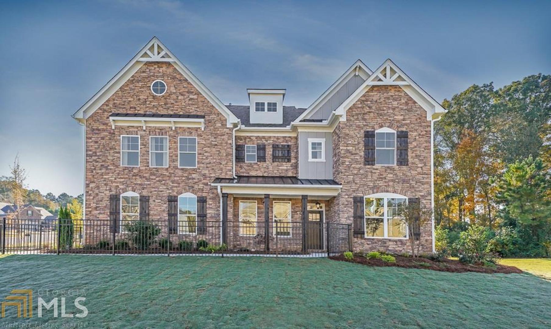 The Woodbury Plan is a spacious 5 bed & 4 bath home on a large private cul-da-sac lot. This home features a separate living room/flex room & separate dining room with coffered ceilings, spacious kitchen w/ granite countertops, 42' cabinets, tile backsplash, stainless steel double oven & Separate cooktop, Texas style walk-in pantry, large Island w/ views to the breakfast area & 2 story family room. Bedroom & Full bath on the main level. Large Owner's Suite and Private Owner's Bath with Large Walk-In Closet. Countless Features....too much to list!!