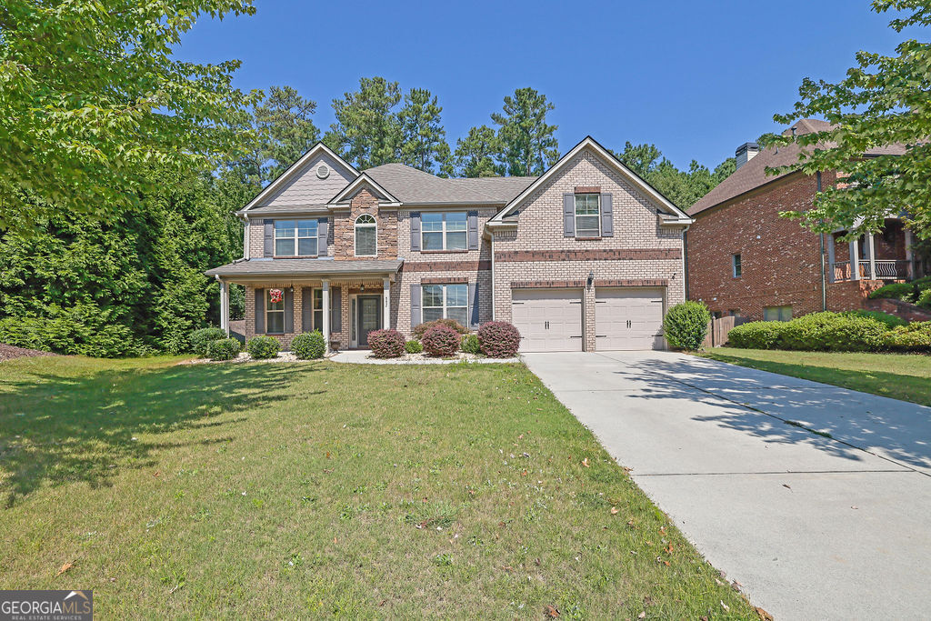 Great home in a fantastic location! This property is ready for the new owners to move in. High ceilings, arched doorways, and oversized windows allow for loads of natural light. The kitchen is large with lots of counter space and storage. Oversized pantry. Double ovens. There is an ADA accessible bedroom and full bathroom on the main level. Coffered ceilings and upgraded trim give a luxurious feel. The master suite is massive with vaulted ceilings, his and hers closets, large shower and soaking tub. Storage room in the backyard has electricity. The property joins Tribble MIll Park and walking paths abound right at the property. Don't miss your chance on this one!