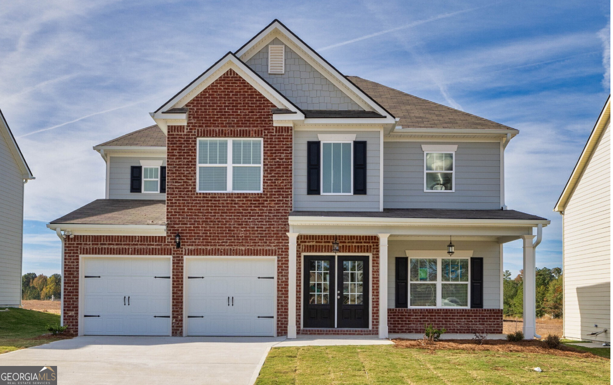 This stunning home features a beautiful two-story foyer with 4 spacious bedrooms and 2.5 bathrooms. The separate formal dining room provides an elegant setting for hosting holiday gatherings. The family room features a cozy fireplace creating a warm and inviting atmosphere for relaxation and entertainment. The kitchen is a chef's dream, boasting a convenient island and stylish granite countertops. The primary suite is truly remarkable, offering ample space, walk-in closet, and a sitting area for unwinding after a long day. The primary bath is breathtaking with a dual vanity, large garden tub with tile surround and separate shower that also includes a large walk-in closet. Completing the upper level are 3 secondary bedrooms, a full bath and the laundry room.
