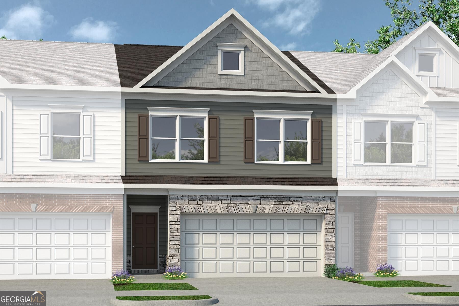 Move in Ready January! The Ellison II plan, located in Smith Douglas Homes new Summit at Gateway community. Located in beautiful Jasper, in the foothills of the North GA mountains! Our most popular townhome! This 3BR/2.5BA features an open loft-style layout. Welcome guests from the long foyer that leads to a spacious kitchen. The kitchen has a HUGE center island, upgraded cabinetry, granite counters, a pantry, tile backsplash, stainless appliances and offers convenient access to the yard. Adjacent to the kitchen is the great room with a linear fireplace. Vinyl plank flooring throughout the main living areas on the first floor. Open iron staircase leads to the primary suite and bath with dual vanity and large shower, generous size closet and separate water closet. Two guest bedrooms, a shared hall bath plus a convenient laundry complete the second story. Nine ft ceiling heights on both levels. Lawn maintenance and trash included in your HOA fees leaves you more time to do the things you love! Photos are representative of plan not of actual home. Seller incentive with the use of preferred lender.