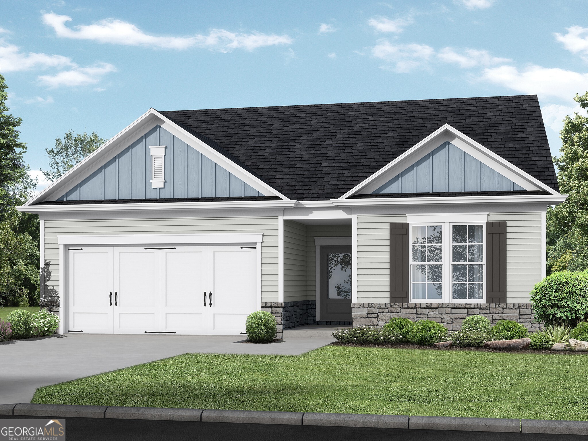 The Woodhaven plan built by My Home Communities. This floor plan flows like a symphony!! The owner's suite is super spacious and features a HUGE WALK-IN CLOSET and tray ceilings. The owner's bath has granite counter-tops, double vanity, TILED SUPERSHOWER, a frameless shower door and a bench in the shower. The spacious living area downstairs features a stunning fireplace on a shiplap wall as the granite counter-top large island in the kitchen also has shiplap. You get STAINLESS STEEL APPLIANCES and WHOLE HOUSE BLINDS! Ask about $5k in closing costs and a 4.99% option with the preferred lender. Secondary photos are stock photos.