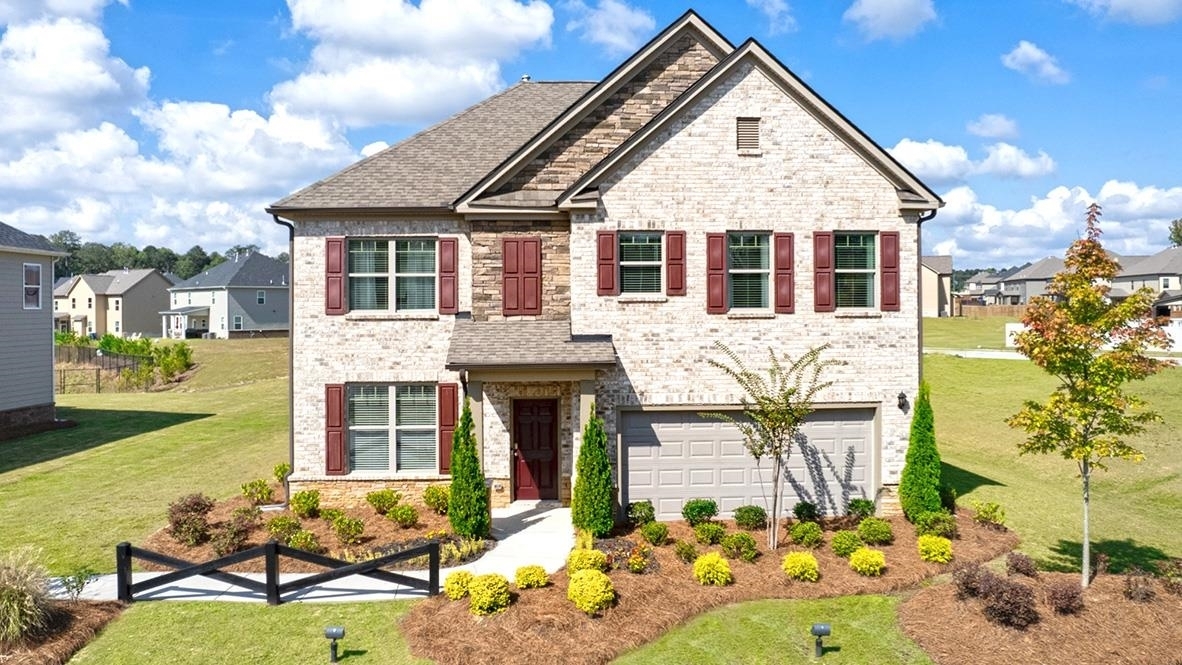 September Closing! Take advantage of the seller incentives 30 Year Fixed! The Pride of Loganville! Located in the CORE of the SOUGHT-AFTER GRAYSON HIGH SCHOOL! Close to major shopping centers, Hwy 124, 78 & Sugarloaf Pkwy! Enjoy a DELIGHTFUL STYLE LIVING AMENITIES with our 2 swimming pools, Tot pool, 4 tennis courts and 2.5miles walking trails that will keep you active and fit. Our Playground provides a memorable outdoor joy and entertainment for kids. Nestled you’ll find a charming cabana where you can relax and unwind. Immerse yourself in the warmth and cozy outdoor fire pit and the well-equipped grilling station awaits, allowing you to showcase your barbecuing skills. Discover the perfect blend of functionality and elegance in the IBERVILLE Floor Plan, 5 bedrooms and 3 full bathrooms! Step into the “Smart Home connect” IBERVILLE open concept layout, where the LARGE kitchen Island, complete with modern Quartz countertops, a dining area that flows effortlessly into the living area. Enjoy the cozy ambiance of the fireplace or utilize the flex room for a home office, reading nook, or a playroom for the little ones, this versatile room can easily adapt to your lifestyle. On the main floor, you’ll also find a guest bedroom for your visitors. Paired with a full shared bathroom. Venturing upstairs, you’ll discover 4 more generously sized bedrooms and a loft area, providing an extra space for recreation, relaxation, a family lounge, or a study area. The spacious owner suite stands out as a true haven. With ample room to unwind and recharge, this suite offers a private sanctuary for the homeowners. It features a luxurious ensuite bathroom, walk-in closet, and sitting area, creating a tranquil escape within the comfort of your own home. With its open concept layout, flexible spaces, and well-designed bedrooms, the Iberville caters to both functionality and luxury. Enjoy the freedom to personalize your living spaces and indulge in the comfort of a spacious owner suite, creating a home that truly reflects your lifestyle and desires.************************************ September Closing! RECEIVE $10,000 SELLER PAID CLOSING COST With builder's lender. Include WASHER & DRYER for contract written by 7/31st. See agent for details. Prices subject to change at any time and this listing although believe to be accurate may not reflect the latest changes. "Photos serve as representation only and do not depict actual home."