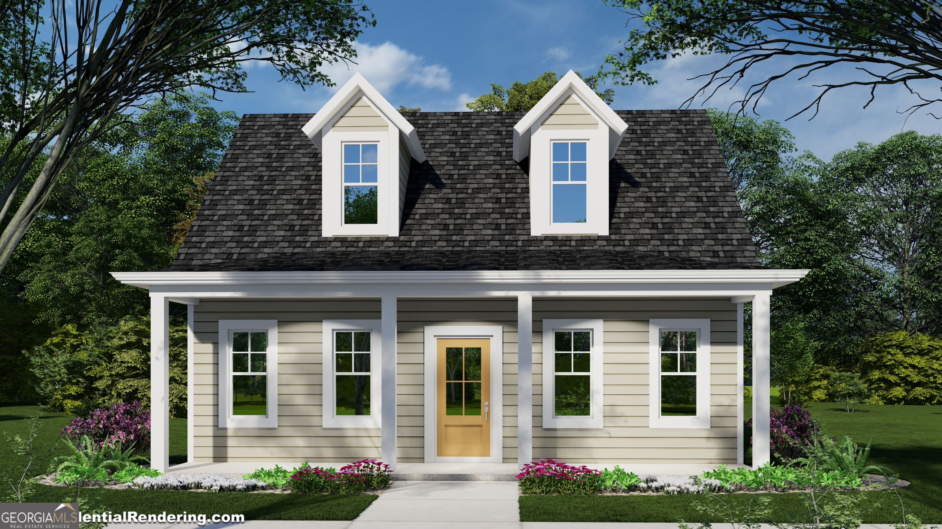 Situated in the City of Franklin this charming 3 bedroom plan will welcome you in with a rocking chair front porch and lead you right into a beautiful open concept design. The large living area will take you into the dining with stunning bay windows and the kitchen that has a large peninsula perfect for extra seating! On the main floor you will also find the owner's suite complete with double vanities and walk in closet. Upstairs are two secondary bedrooms connected by a jack and jill style bathroom but with private vanities for each room. All this sitting on a quiet lot just over 1 acre in a perfect location of Heard county schools and an easy 30 minute drive to Newnan, Carrolton or Lake Wedowee! **Professional photos are of a previously completed home with the same floor plan. Features may vary. Please reach out to agent with any questions. Photo 2 is actual home under construction.