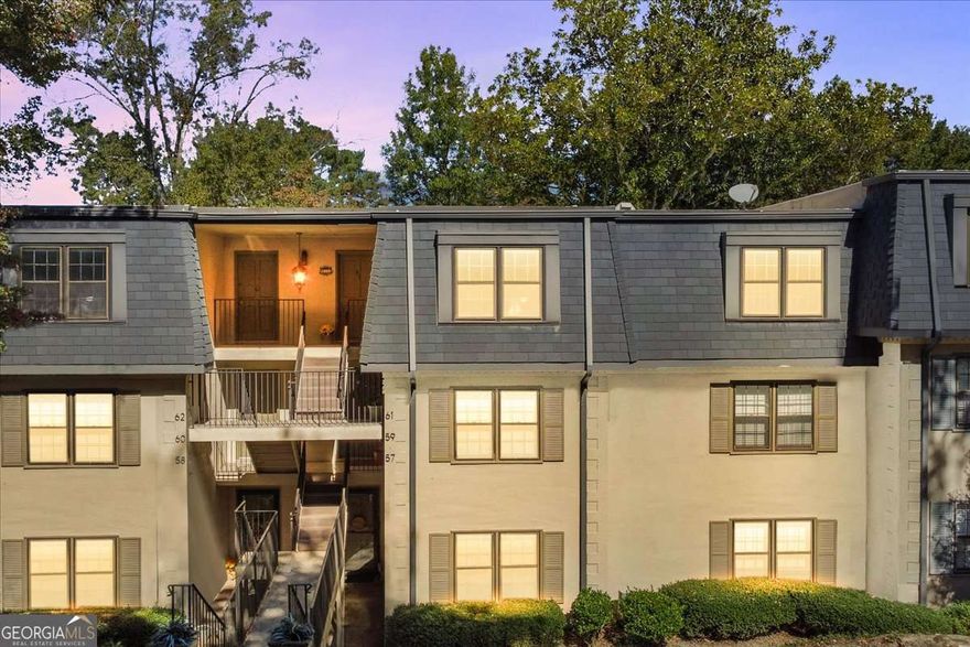 Stunning TOP-FLOOR 2 bed / 2 bath condo with sunroom in the gated Cross?Creek community, right in the HEART of Buckhead. This unit features newly refinished hardwood floors, fresh paint throughout, and a beautifully renovated kitchen with crisp white cabinets, granite countertops, subway-tile backsplash, and views into the sunroom. Both baths have been fully updated, providing a move-in turnkey experience. Enjoy resort-style amenities including three swimming pools, tennis courts, and an 18-hole golf course, all within the vibrant Cross Creek community. This condo truly is MOVE-IN READY.
