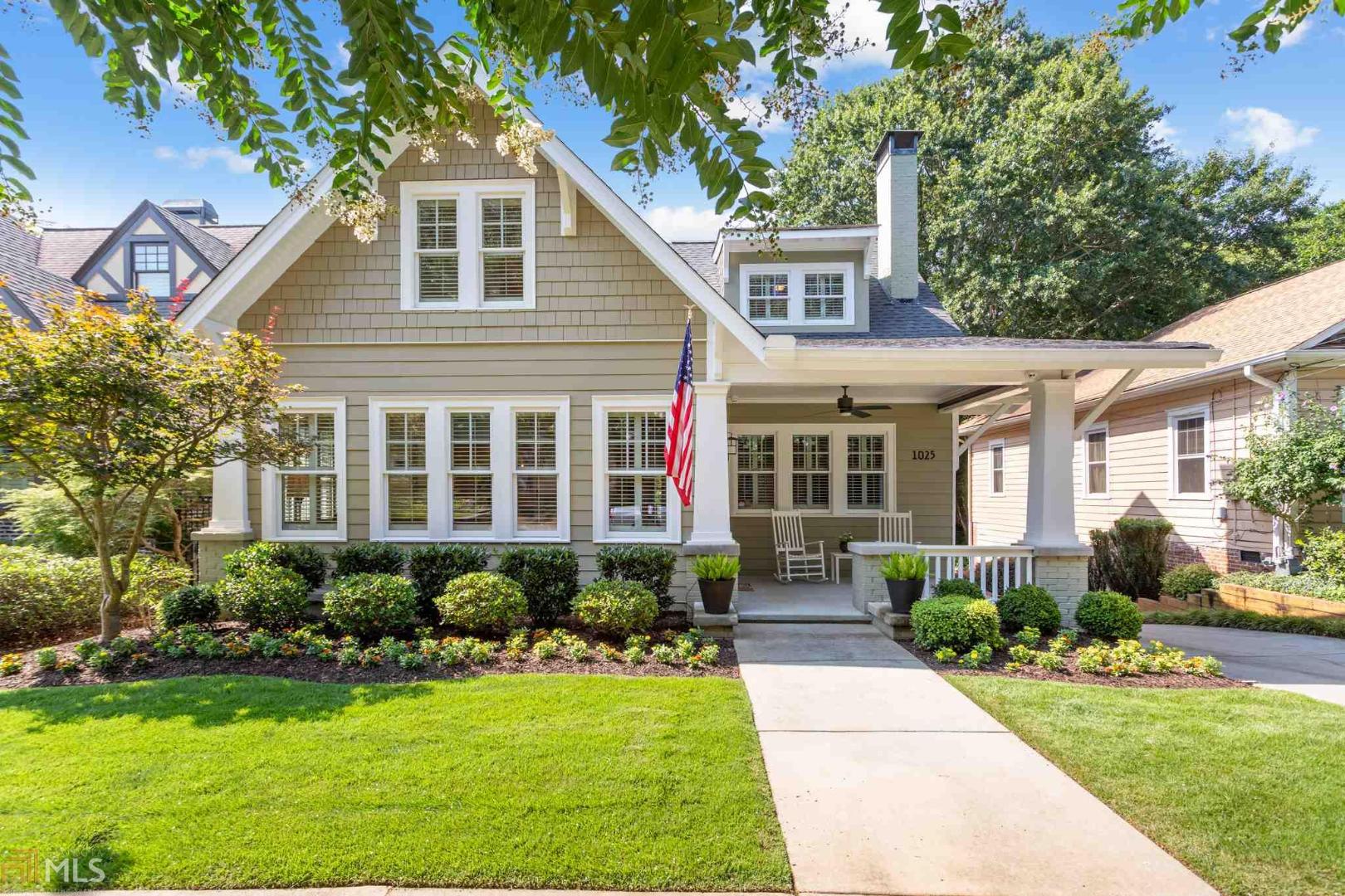 WE HAVE MULTIPLE OFFERS --- HIGHEST & BEST OFFERS DUE BY SATURDAY 8/15 AT NOON. Get ready to fall in love with this Renovated Bungalow on a quiet street just steps to the heart of Virginia Highlands! Welcome family and guests into your beautifully appointed Chef’s Kitchen complete with professional series appliances, including a Wolf Range & Subzero Refrigerator! Gather with friends around the stunning marble island or enjoy a cozy family meal in the eat-in area – with everything open to family room, dining room and sunroom, the floorplan is perfect for entertaining! Beautiful hardwood floors flow throughout the main level and into the family room  - complete with fireplace! The main level features a full bedroom & bath. Gorgeous Master bedroom retreat upstairs with private balcony, dual walk in closets (1 with direct access to the laundry room), plus newly renovated master bath -with quartz double vanity, huge walk in shower, and jacuzzi tub. The perfect place to relax after a long day. Guests will love the spacious secondary bedroom with walk-in closet & private bath! The fully finished basement has stained concrete floors, brick columns, entertainment area, quartz wet bar, wine refrigerator, surround sound, bedroom/home office & full bath. Plenty of outdoor living – from a rocking chair front porch to an incredible backyard + upper deck & lower patio! The covered deck spans the length of the home & features retractable screens so it can be enjoyed year-round! Spend quiet evenings overlooking the beautifully landscaped backyard or invite friends over for a phenomenal dinner al-fresco! Other features include two car carport, electronic gate with electronic lock, plantation shutters, tons of storage space, encapsulated crawl space, large laundry room with cabinetry & sink, integrated security & camera system, and much more!