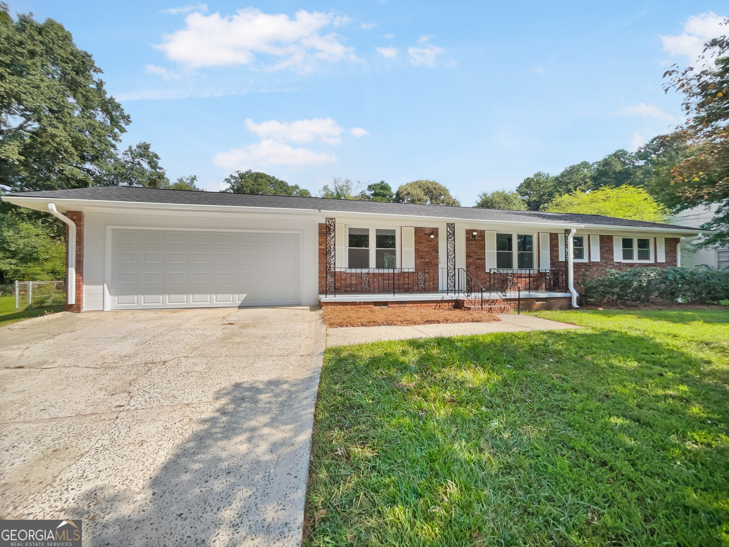 Welcome to this well-maintained 3-bedroom, 1.5-bath, 4-sided brick ranch situated on a generous lot. This move-in ready home features an open floor plan with a spacious family room and a bright kitchen that flows seamlessly into the dining area-perfect for everyday living and entertaining. Outside, the large yard offers plenty of room for outdoor activities, complemented by a convenient storage shed. A 2-car garage provides ample parking and additional storage. Ideal for first-time buyers or investors- plus, no HOA!