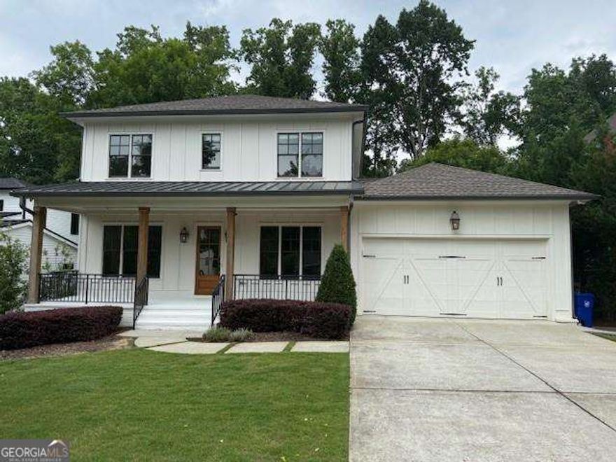 Step into perfection with this luxurious craftsman-style residence that offers 5-bedroom, 4 bath home on a fully finished basement - all blending timeless character with modern ease. From the moment you arrive, curated landscaping and a welcoming front porch hint at the thoughtful design within. Inside, warm hardwood floors, airy 10-foot ceilings, and graceful details create a space that feels both refined and livable. The main level flows effortlessly, with a dedicated home office, formal dining room, and an expansive family room that opens to a covered deck-ideal for quiet mornings or open-air entertaining.  The chef's kitchen is a true centerpiece, designed with an oversized quartz island, sleek stainless steel appliances, custom cabinetry, and a walk-through butler's pantry. Upstairs, the primary suite is a luxurious escape featuring tray ceilings, an oversized walk-in closet, and a spa-style bath complete with double vanities and a statement shower built for indulgence. The finished basement offers additional flexibility for work, guests, movie theater, or play, with turf backyard  is equipped with an irrigation system and mature plantings-an outdoor sanctuary just minutes from the energy of Brookhaven's newest Parkside Development for dining, shopping, and everyday essentials. This is more than a home-it's a lifestyle, built for comfort, connection, and elevated living in one of Atlanta's most sought-after neighborhoods.