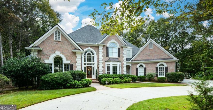 Just Listed in Prestigious Horseshoe Bend! Exclusive All-Brick Estate | Master on Main | Finished Terrace Level | Cul-de-sac Lot Welcome to luxury living in one of the most desirable golf course communities in the area! This custom-built, all-brick estate is perfectly positioned on a private cul-de-sac lot with a circular drive, offering timeless curb appeal and unmatched privacy. From the moment you step into the stunning foyer, you'll be captivated by the natural light, gleaming hardwood floors, and exquisite craftsmanship throughout. Designed for both elegance and everyday comfort, this home truly has it all. Key Features: * Main-Level Owner's Suite for ultimate convenience and privacy * Elegant, coffered study, perfect for working from home * Banquet-sized dining room ideal for entertaining * Spacious family room with custom built-ins * Designer kitchen featuring white cabinetry, granite countertops, stainless steel appliances, and a cozy fireside keeping room * Breakfast area overlooking the peaceful backyard * All bedrooms include en-suite baths and walk-in closets * Finished terrace level provides incredible flexibility for recreation, media, or guest space * 3-car garage for ample storage and parking Outdoor Oasis: Enjoy serene evenings on the stone patio, surrounded by professional landscaping, irrigation system, and custom outdoor lighting - perfect for entertaining or relaxing in style. Don't miss this rare opportunity to own a meticulously maintained estate in sought-after Horseshoe Bend, known for its premier golf, tennis, and swim amenities. This is more than a home - it's a lifestyle. Schedule your private tour today - homes of this caliber don't last long!