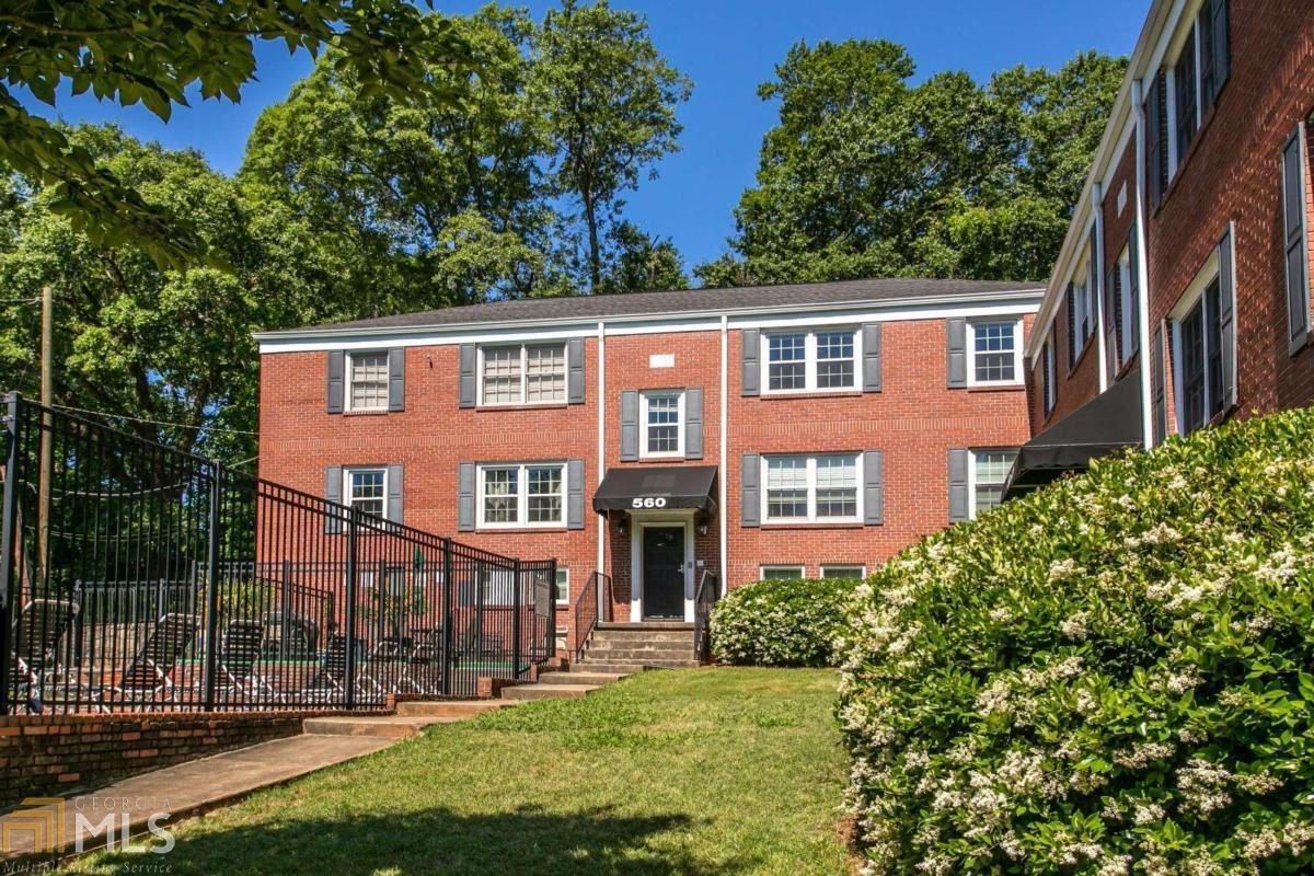 Top floor corner unit in prime Candler Park! This unit features large two bedrooms in a smart floorplan with laundry and ample storage. Well designed, this home shares no walls with neighbors and features natural light on three sides. Private parking is steps from the rear of this home. Easy access to Freedom Parkway and the PATH. Ready for spring, the swimming pool sits at the entrance to the building along with lounge/grilling area. Unit also includes a separate, large storage unit.Walk to everything Candler Park and Little 5 Points has to offer! Conveniently located to Marta, Path and Atlanta Beltline, and steps to tennis and recreation courts too.