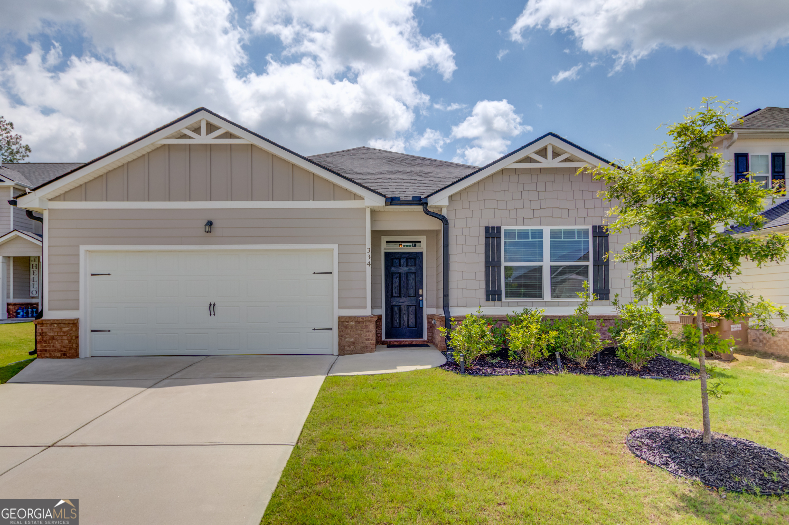 Welcome to this beautifully updated 4-bedroom, 2-bath ranch home offering comfort, style, and functionality all in one. Step inside to discover an inviting open-concept floorplan perfect for everyday living and entertaining. The spacious kitchen is a true highlight, featuring crisp white cabinets, gleaming granite countertops, and stainless steel appliances that combine classic charm with modern convenience. The primary suite is a private retreat, complete with a full ensuite bathroom and ample closet space. Two additional bedrooms and a second full bath provide flexibility for family, guests, or a home office. Enjoy seamless indoor-outdoor living with a covered back patio that opens to a fully fenced yard-ideal for pets, play, or peaceful evenings under the stars. A two-car garage adds extra storage and convenience. Don't miss this move-in ready gem with timeless finishes and thoughtful design-your perfect place to call home!