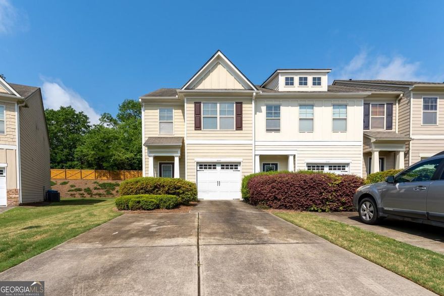Traditional End-Unit Townhome in Highly-Desired Alpharetta Location!  Attached 1-Car Garage w/ Large Driveway & Privacy Fenced Backyard.  Open Floor Plan w/ Family Room, Formal Dining Room, Spacious Kitchen, Bedrooms Upstairs with Generous Master Suite with 2 Closets.  Recently Painted and Well Maintained.  Showings to begin May 23rd.