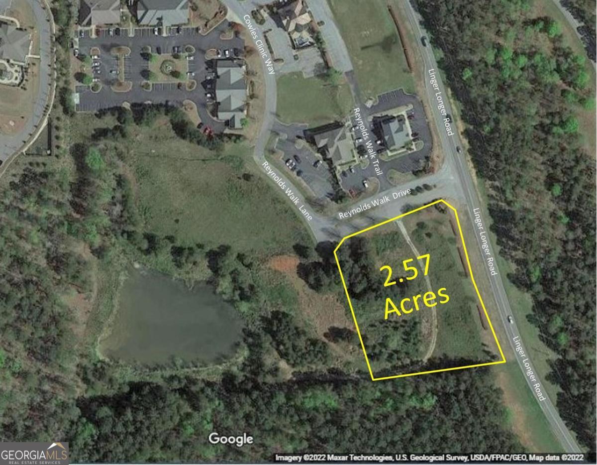 PRIME COMMERCIAL PROPERTY LOCATED on Linger Longer Road near the entrance to Reynolds Lake Oconee and the Ritz Carlton. MINUTES TO PUBLIX SHOPPING CENTER, GOLF COURSES, and the RITZ CARLTON RESORT. Some restrictions apply. The listing agent has a material relationship with the seller. POA Fees and Real Estate Taxes are estimated. Real estate, banking type businesses, and medical type businesses are restricted. Reynolds Walk Covenants and Architectural Guidelines Attached.