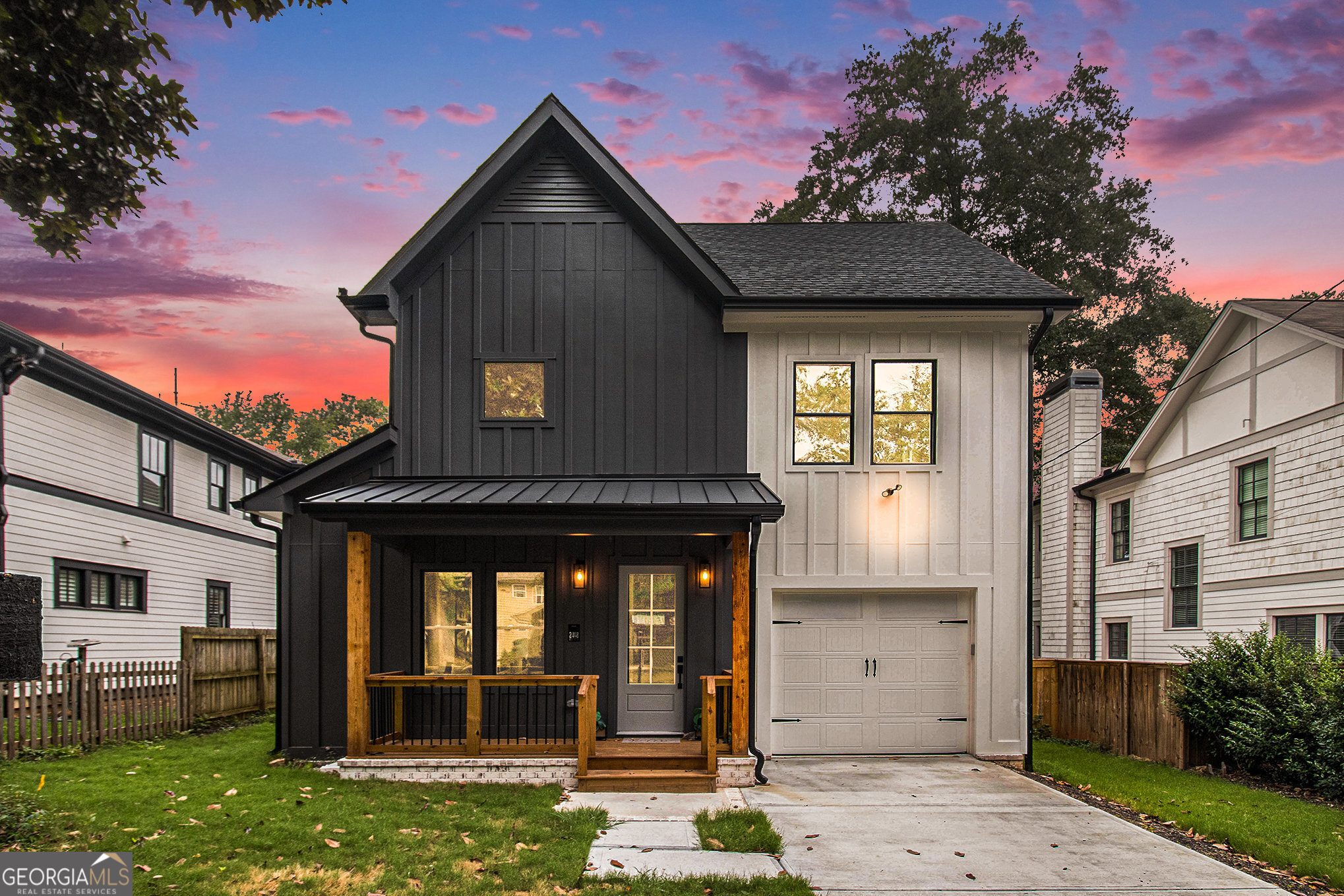 Experience modern luxury in the heart of Kirkwood at 2018 Presley Way NE! This stunning brand-new construction boasts 5 spacious bedrooms, 3.5 bathrooms, and spacious living space. From the moment you enter, you'll notice the high-end finishes - including quartz countertops, gold hardware and faucets, and elegant stone and tilework throughout. The gourmet kitchen flows seamlessly into the open-concept living and dining areas, perfect for entertaining. Upstairs, the primary suite offers a spa-like bath, quartz tile finishes, and its own private balcony. Step outside to enjoy a rear deck, private backyard, and a lot size of 0.17 acres - offering potential for an Accessory Dwelling Unit (ADU). Located just minutes from top restaurants, nightlife, and everything Kirkwood and East Atlanta have to offer, this home also makes an incredible investment opportunity - ideal as a luxury Airbnb or long-term rental. A rare find in one of Atlanta's most desirable neighborhoods, this home is priced to move and poised for appreciation. Don't miss your chance to own this show-stopping masterpiece!