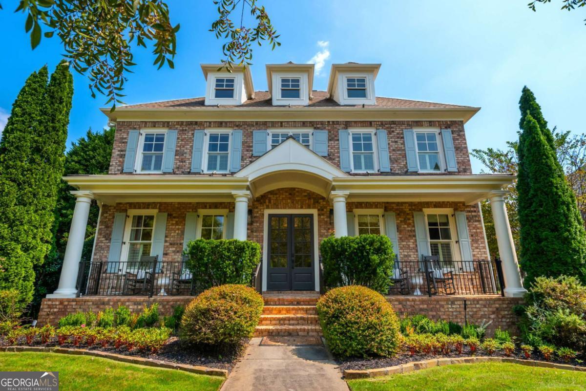 Welcome to 12545 Needham Street, a well appointed home featuring 6 bedrooms and 5.5 bathrooms nestled in the quaint community of Bethany Commons. Positioned perfectly between vibrant Downtown Alpharetta and charming Crabapple, this home offers the best of North Fulton in a highly desirable and convenient location! Stunning details and craftsmanship throughout including coffered ceilings, crown molding, french doors, built-in bookcases, hardwood floors, and more. The renovated kitchen is a dream featuring top-of-the-line appliances, a copper sink, and a custom coffee bar with Miele coffee maker and dual beverage coolers. Enjoy spending time with family or entertaining while you cook with the functional layout and open concept design. The large island seats 6 and offers ample storage. Enjoy dining in the eat-in kitchen or in the large, separate dining room perfect for entertaining. The fireside family room is open to the kitchen offering functionality for everyday living and entertaining guests. Step outside to the screened-in porch, perfect for enjoying the peaceful sounds of the neighborhood year round. The main level features a guest bedroom and full bathroom for convenience. Upstairs there are 4 bedrooms and 3 full bathrooms. The oversized primary suite offers a cozy fireplace with built-in cabinetry and hardwood floors, dual vanities, soaking tub, large walk-in shower, and spacious closet. The finished basement provides additional living space and is an entertainer's dream! The full bar features a kegerator, dual refrigerators, sink, dishwasher, ample storage, and beautiful accents that will impress. A fireside living room provides more space to relax along with a theater room perfect for gameday! An additional bedroom and full bathroom are located on the basement level. Enjoy the best of outdoor living with a fully fenced backyard with manicured landscaping and a paver patio with a stone outdoor fireplace. Landscape lighting and irrigation system provide low maintenance curb appeal. 3 car garage and unfinished basement space provide functionality and storage. Additionally, residents can take advantage of the common green area and indulge in a bit of fishing right in the neighborhood. This is a special opportunity to own a unique and well designed luxury home in a highly sought after location right between Alpharetta and Crabapple offering a small community lifestyle with everyday conveniences just minutes away. Enjoy Milton HS, Northwestern MS, and Crabapple Crossing ES, and easy access to area private schools such as Alpharetta Christian Academy, Kings Ridge, Blessed Trinity.