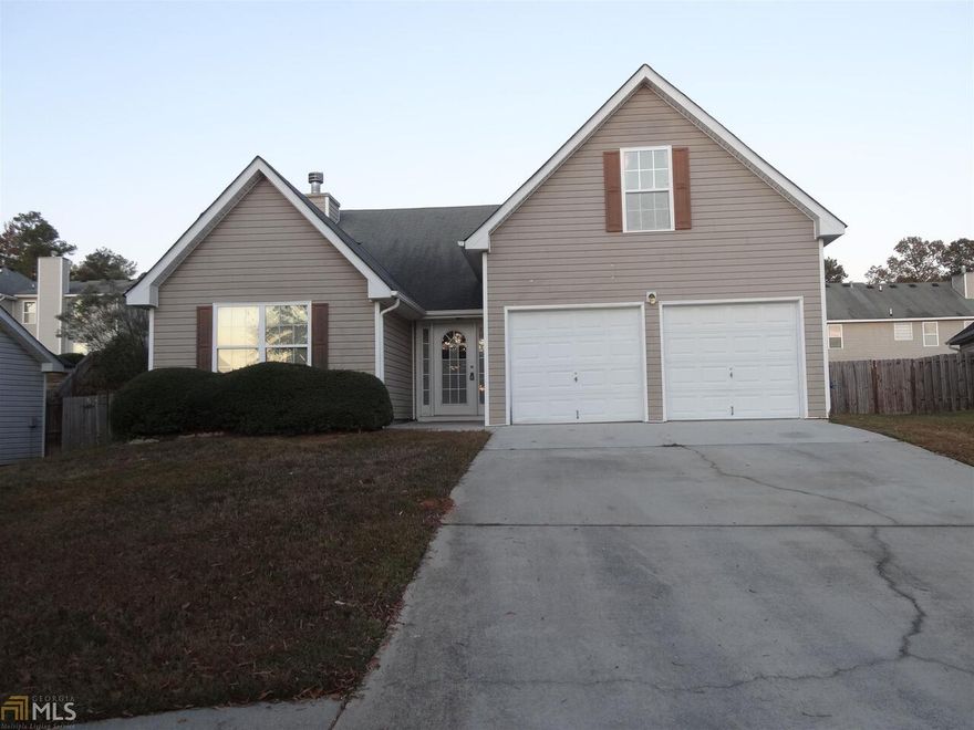New paint and carpet throughout.  Terrific floor plan with 4th bedroom loft style Could be second master??  No pets please....wonderful new carpet. Master on main and big family room.  Culd de sac (almost)!! Flat back yard/  New dishwasher will be installed.
