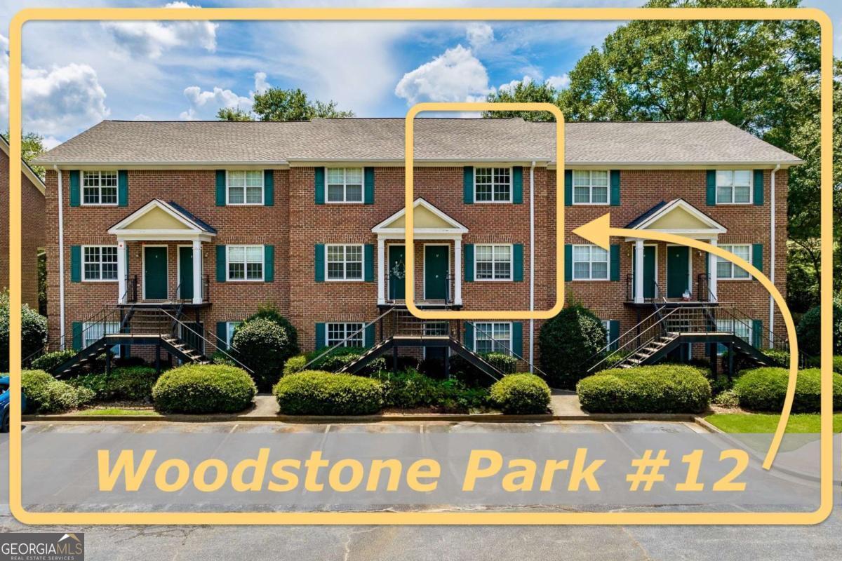 Two Bedroom Condo Close to UGA & All Things Athens! Woodstone Park is a quaint community of just 33 units, all of which are 2 bedrooms, have 4-side brick exteriors and offer plenty of parking! One of the best features outside the unit itself is the location. Woodstone Park adjoins UGA Farmland and Golf Course giving it a peaceful atmosphere yet still close to everything. City Bus stops across the street. Bike lanes from neighborhood all the way to campus & downtown. Great running routes thanks to bike lanes and sidewalks everywhere once you get to Milledge Ave or College Station Rd. Check out the maps in the photos online to see just how close you are to so much shopping & dining. Inside the condo, the layout features spacious living areas on main floor and bedrooms upstairs. The combined living and dining is very spacious for a 2 bedroom condo complete with a storage/coat closet as well as a half bath. Kitchen is a great size with lots of cabinet storage, a laundry closet as well as door leading to the deck which overlooks the UGA Farm. Both bedrooms upstairs have their own bathroom and ample closet space. Opportunity for a non-occupied condo this late in the year are rare! Schedule your tour to see this one today before its gone!