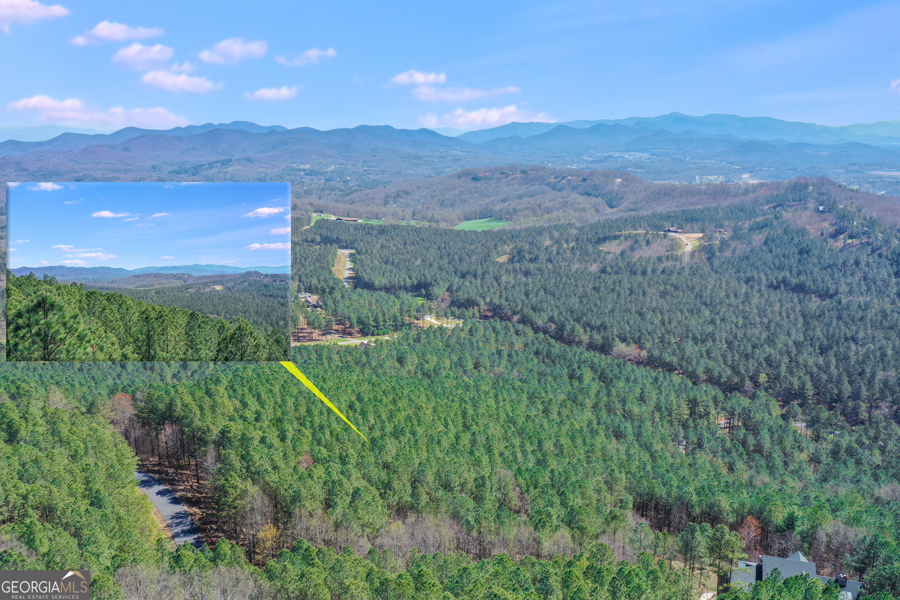 MOUNTAIN views are stunning in the Thirteen Hundred community located in the PICTURESQUE TOWN of Blairsville. This acreage is located in the separately gated OVERLOOK section. A WEALTH OF AMENITIES await as you begin your unforgettable move to PEACE and NATURE. SERENE parks, trails by the CREEK and HORSES grazing by the stables greet you as you enter the community. LONG RANGE, LAYERED VIEWS are visible from this overlook lot aptly located on MILE HIGH lane. Equally incredible views are seen from the clubhouse POOL complete with outdoor kitchen and GATHERING area. Multiple BUILDING SITES on this property depending on whether you prefer a SLEEPING PORCH, screen porch or covered deck to take in the blue skies, sunshine and MOONLIT nights of beautiful North Georgia. Along with your saddle and sunscreen, bring your boat or fishing pole for access to LAKE NOTTELY included within the community.