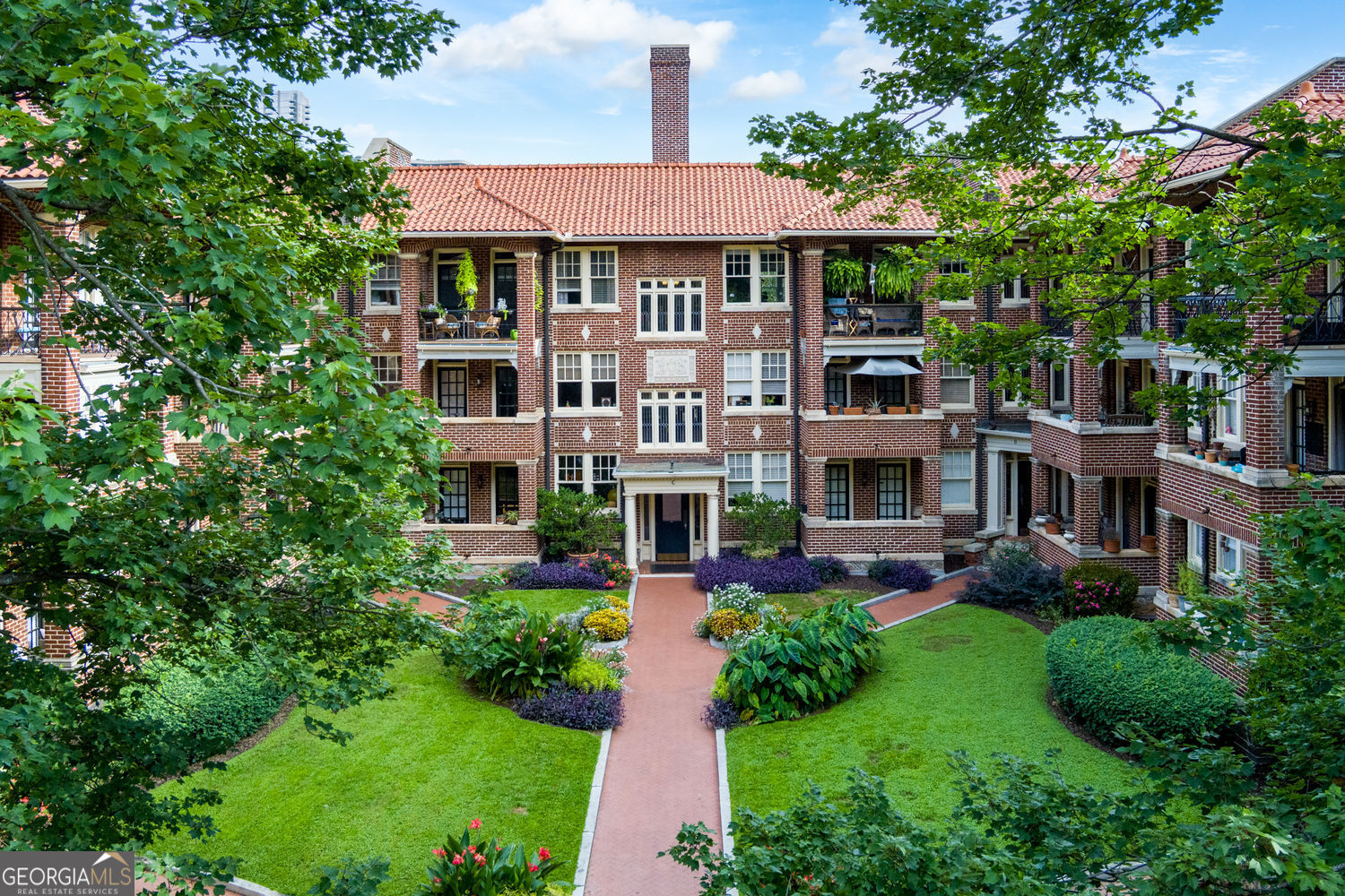 Located in the heart of Midtown, this 2-bedroom, 1-bath condominium is part of the historic Massellton building, built in 1924 and listed on the National Register of Historic Places. This gated, 43-unit community offers convenient access to the Atlanta Beltline, Fox Theatre, Ponce City Market, Piedmont Park, and some of the city's best dining, shopping, and entertainment. The light-filled unit features high ceilings, detailed trim, and original hardwood floors throughout. The kitchen opens to a covered porch-ideal for grilling, enjoying morning coffee, or relaxing in the evening. Building access is controlled for added security, and the close-knit community benefits from HOA fees that include internet, water, gas, sewer, trash, landscaping, and exterior maintenance. Don't miss your chance to own part of Atlanta's history!