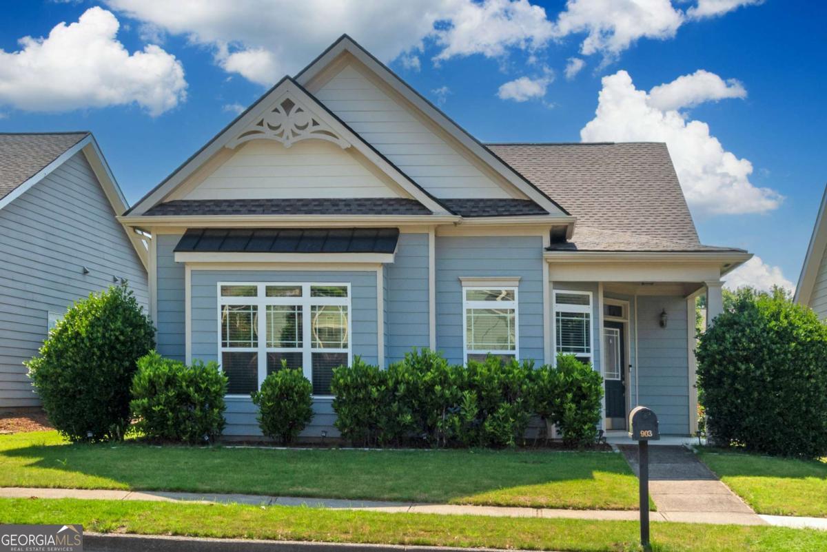 Rare Ranch Home in Sought-After Harmony on the Lakes! Don't miss this 3-bedroom, 2-bath ranch offering true one-level living in one of Cherokee County's premier lifestyle communities. The oversized primary suite features trey ceilings, a spacious en suite bath with double vanities, separate shower and soaking tub, and a large walk-in closet. Enjoy an open-concept layout with a fireside family room, built-in bookcases, and a bright eat-in kitchen. A cozy sunroom or home office with abundant natural light adds even more flexibility to the floorplan. Roof installed in 2024, kitchen appliances are approximately only 2 years old! Secondary bedrooms boast vaulted ceilings, and the rear-entry garage includes built-in storage. Resort-Style Amenities Include: multiple swimming pools, clubhouse with full-time activities director, fitness center, tennis & pickleball courts, basketball, walking trails, sidewalks, playgrounds, 3 scenic lakes with fishing & gazebos, community events, and more! Conveniently located between Hickory Road and Hwy 140-just minutes to Northside Hospital, shopping, dining, and top-rated schools! ****APPLY HERE: https://apply.link/biZKwhk - All adult tenants to apply. Pets considered on a case by case basis for $100 additional per month. **