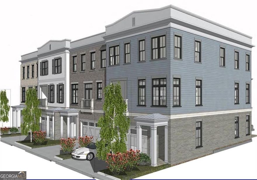 NOW SELLING... The best luxury deal and location in Alpharetta! Over 40% already pre-sold. Seize this rare opportunity to own in an exclusive, luxury, 16-townhome enclave overlooking peaceful Wills Park and nestled beside the beautifully restored historic Earl Wood House (circa 1919.) Perfectly located connected to Wills Park, and just a mile from bustling downtown Alpharetta , enjoy luxury living at its best including 4-bedroom, 3.5-bathroom plans with must-have features including elevator shaft, exceptionally large great room with stylish fireplace, multiple balconies overlooking the park, and a gourmet kitchen featuring Bosch appliances, oversized, waterfall-edge island seating five, and adjacent dining room. Upper level includes grand owner's suite with a generous-sized bedroom, spacious park-side balcony, spa-style bathroom with his and her vanity, modern wet room with shower and soaking tub, and a large walk-in closet. Two well-appointed secondary bedrooms, bathroom and a large laundry room are also located on the upper level. The entry level includes a guest bedroom with patio, bonus room-ideal for private office-full bathroom, two-car garage with storage closet, and mudroom. Best of all, with Wills Park as your backyard, you can stroll, bike, swim, play tennis or take in an equestrian event -right out your back door. Act now and take your pick of the finest units available at beautiful Wills Overlook!
