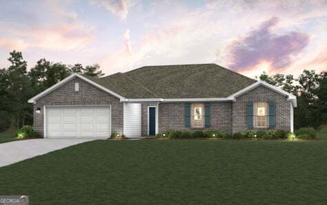Discover Your Dream Home in the Liberty Heights. Introducing the Amberwood Plan, a stunning Single-story home that combines elegance and functionality. The open-concept design features a beautifully appointed kitchen, a spacious great room, and a cozy dining area. The kitchen stands out with its elegant cabinetry, granite countertops, and stainless steel appliances, including a range, microwave, and dishwasher. The first floor includes a practical powder room and a convenient laundry room. Find a primary suite with a private bath and dual vanity sinks upstairs. With a 2-car garage, energy-efficient Low-E insulated dual-pane windows, and a 1-year limited home warranty, this home provides modern living at its best.