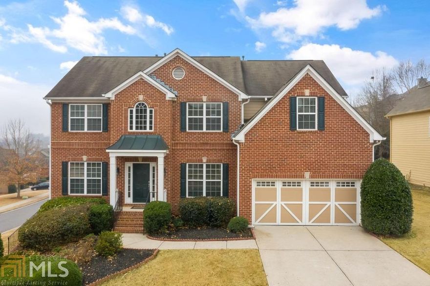 BACK ON MARKET - BUYERS LOSS IS YOUR GAIN!  AMAZING OPPORTUNITY! BRICK Beauty located in popular Blackstock Mill!  NEW SITE-FINISHED HARDWOODS throughout first and second level.  NEW GRANITE COUNTERTOPS, in Kitchen and all Baths! Kitchen features large island, NEW subway tile backsplash, and opens to spacious two-story family room, perfect for entertaining! BEDROOM on main level, perfect for guests/office! Upstairs are four bedrooms including oversized Master Suite. Master Bath features his/her vanities, upgrades galore.  Spacious Secondary Bedrooms. Basement ready to finish. Deep level backyard! Top Forsyth County Schools, Low Taxes! Cut your commute with easy access to 400!