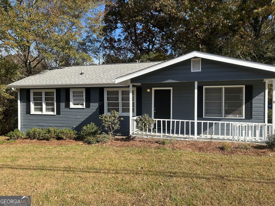 Welcome to this beautifully refreshed 2-bedroom, 1-bath home featuring a brand-new roof, new flooring throughout, and a freshly painted interior. Whether you're looking for an affordable starter home or a solid rental income opportunity, this property is move-in ready and full of potential.  Enjoy the convenience of being just minutes from downtown Acworth, Lake Allatoona, and I-75, offering quick access to shopping, dining, and recreation while maintaining a quiet residential feel. The cozy layout and modern updates make this home an ideal blend of comfort, value, and location.    ***Exterior of home will be painted prior to sale.***    Don't miss your chance to own this turnkey property in one of Acworth's most convenient areas-schedule your showing today!