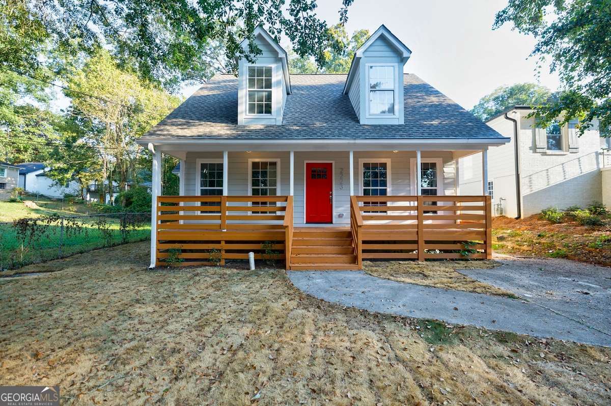 This is 2223 Wingate Street SW, Atlanta, GA! This charming home offers a cozy yet spacious retreat with its 2,048 square feet of living space, nestled on a generous lot. With 3 comfortable bedrooms and 2.5 bathrooms, this home is perfect for those seeking both comfort and style. Step inside to discover an inviting open kitchen featuring an island with breakfast bar, premium counters, and gleaming stainless steel appliances including a dishwasher and refrigerator. The windowed kitchen and dual pane windows throughout the home ensure a bright and airy atmosphere. Enjoy the comfort of central air conditioning and heating, with additional electric heat for those cooler days. The decorative fireplace adds a touch of charm to the living area, while the laminate and tile floors provide easy maintenance and a modern look. The master suite comes with a custom walk-in closet, offering ample storage and organization space. Each bedroom is thoughtfully designed, ensuring privacy and functionality. Outside, the back yard and deck provide a perfect setting for relaxation or entertaining guests. Whether you're hosting a summer barbecue or enjoying a quiet evening under the stars, this space is sure to be a favorite. Additional amenities include a detached parking area, ensuring convenience and security for your vehicles. This home combines practicality with comfort, making it a must-see. Don't miss the opportunity to make this beautiful property your own slice of paradise in Atlanta!