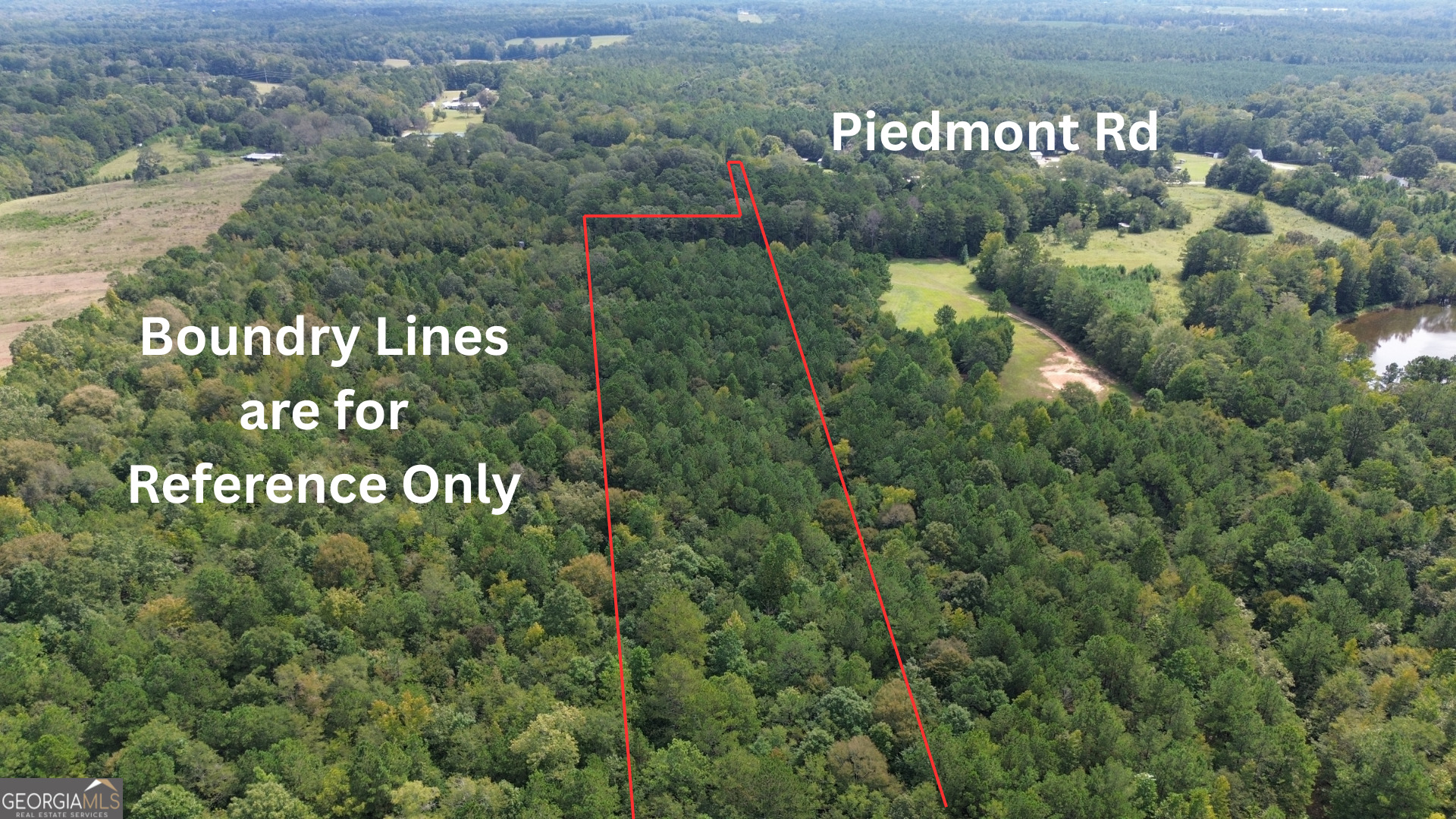 20.24 acre estate lot or recreation tract on Piedmont Rd. in Lamar County with water and power access at the street. Zoned AR, offering potential for a private homesite or recreational use. Rolling terrain with mature mixed hardwood & pine timber. Conveniently located with access to Barnesville, Zebulon, and Griffin.