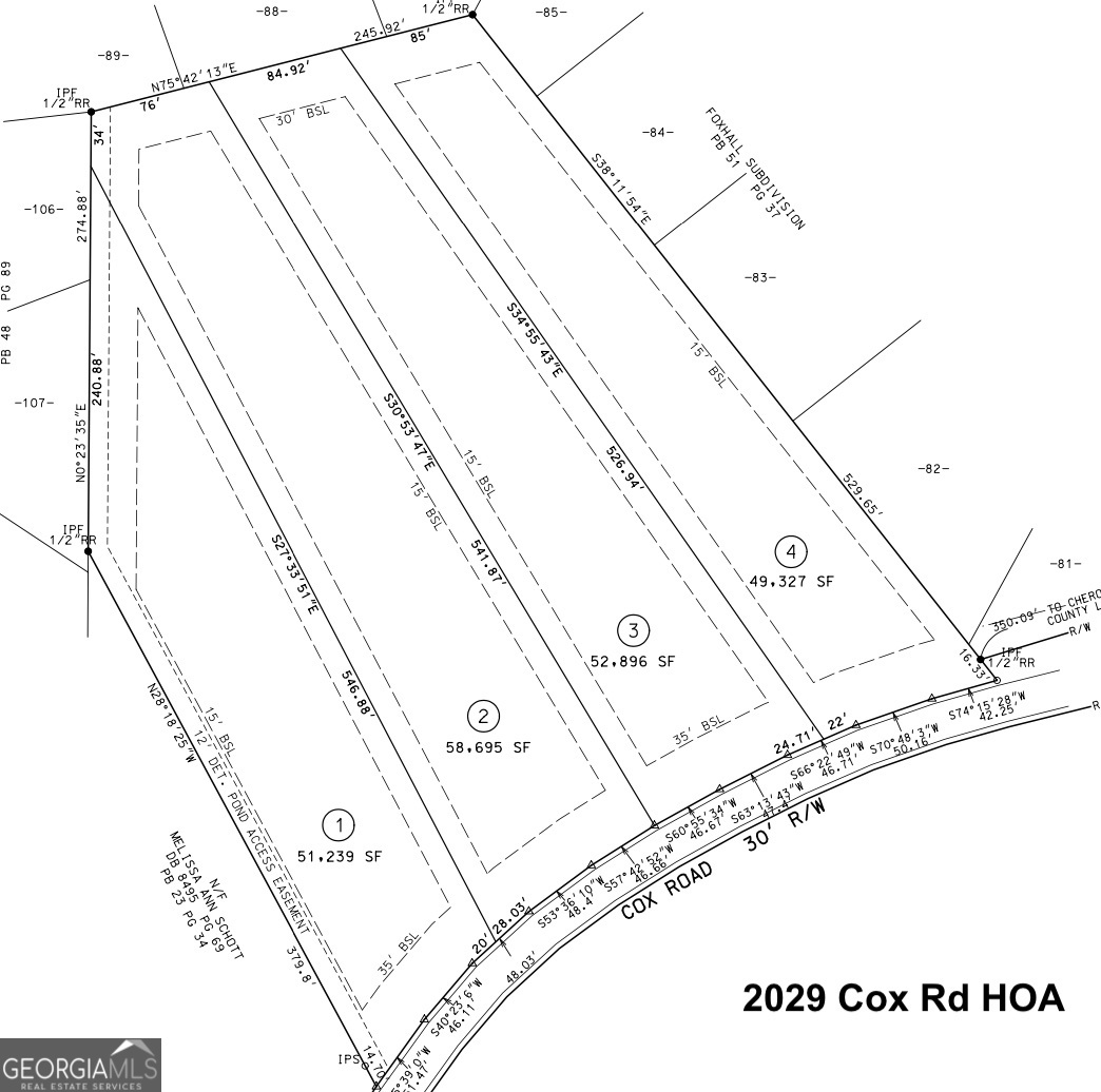 2029 Cox Rd HOA - Land