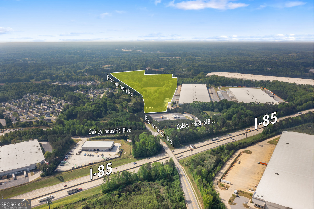 **Investment Opportunity!** Welcome to South Fulton County, Georgia, USA. This property comprises a 60-acre assemblage currently zoned AG1, with potential for commercial and mixed-use zoning. It is conveniently located just 1 mile from Interstate 85 (Tyrone/Fairburn Exit 61), 10 miles from Hartsfield-Jackson International Airport (the world's busiest), and 6 miles from Trilith Studios, the second-largest movie production studio in the country. The property features three access points, and all utilities are available, including sewer access in some areas. If you need road frontage, this property has 4,896 feet of frontage along two roads. **Complete Assemblage:** 9301 Bohannon Road; 8125 Bohannon Drive; 8145 Bohannon Road ; 8145 Bohannon Road ; 8155 Bohannon Drive Rear Lot ; 8155 Bohannon Drive ; 8156 Bohannon Drive ; 8355 Bohannon Road; 8365 Bohannon Road; 8385 Bohannon Drive Youtube video: https://youtu.be/BCuxLdvfsP4 Do not walk the property without an appointment, as the homes are occupied. Also, be aware of dogs on the premises.