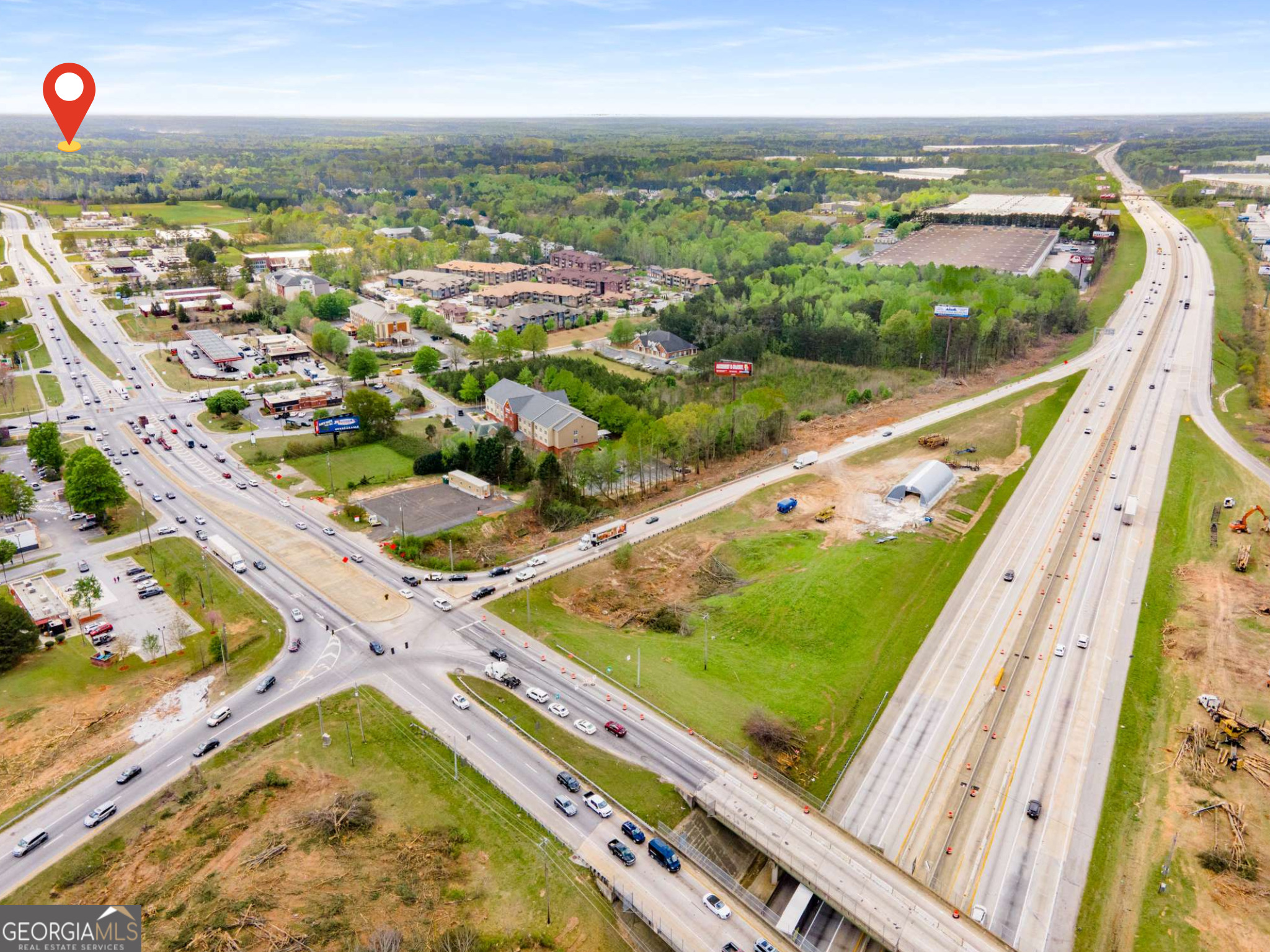 60 ACRES 1 Mile from Interstate - Commercial Sale