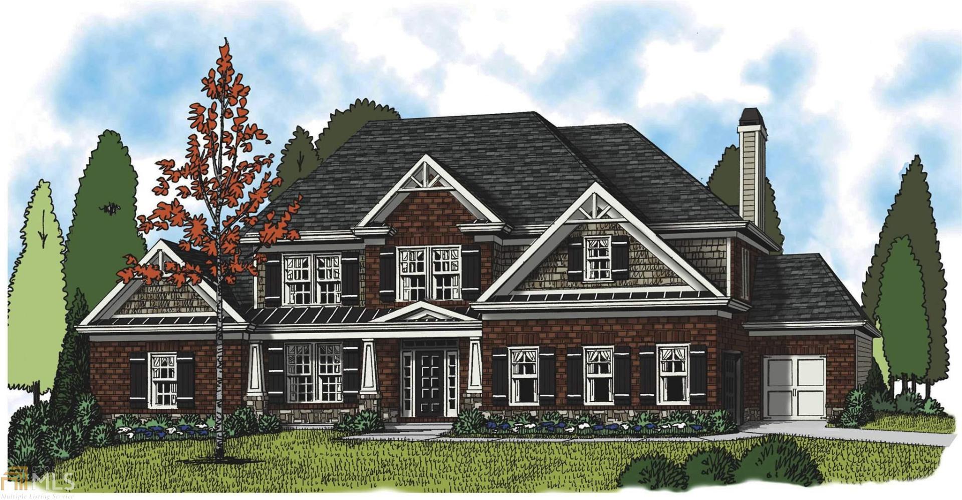 The Woodmont - This 5 bedroom, 4.5 bath home features a 2-story entry foyer, separate dining room, & laundry room on the main level. The spacious kitchen w/ a walk-in pantry, granite countertops, island, & breakfast area opens to the fireside family room w/ built-ins & hardwood floors. Also on the main level is the master suite w/ tray ceiling; the master bath offers separate vanities, corner garden tub, separate shower, upgraded tile, & enormous walk-in closet. There are 4 additional bedrooms, & 3 full baths on the 2nd level. This home also features a 4 car garage, on a beautiful corner lot. $3,000 Incentive with use of one of our Preferred lenders.